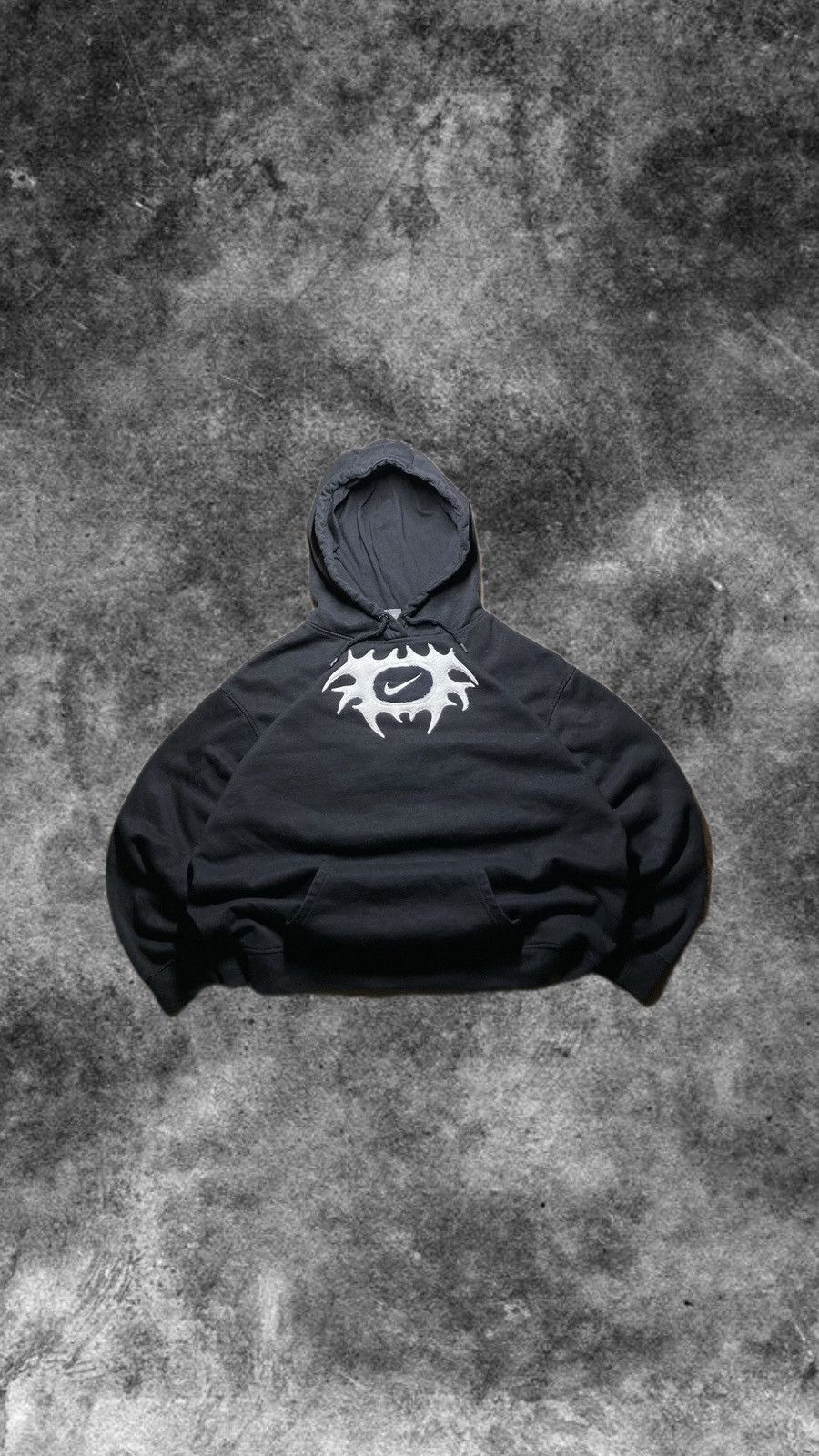 Nike × Vintage ⛩️nike hoodie custom fleece vintage y2k center big logo Size US M / EU 48-50 / 2 - 2 Thumbnail