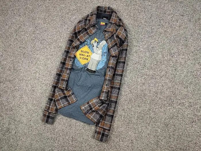 Vintage Vintage Flannel Shirt Travis Scott Style Y2K Style Size US XL / EU 56 / 4 - 2 Thumbnail