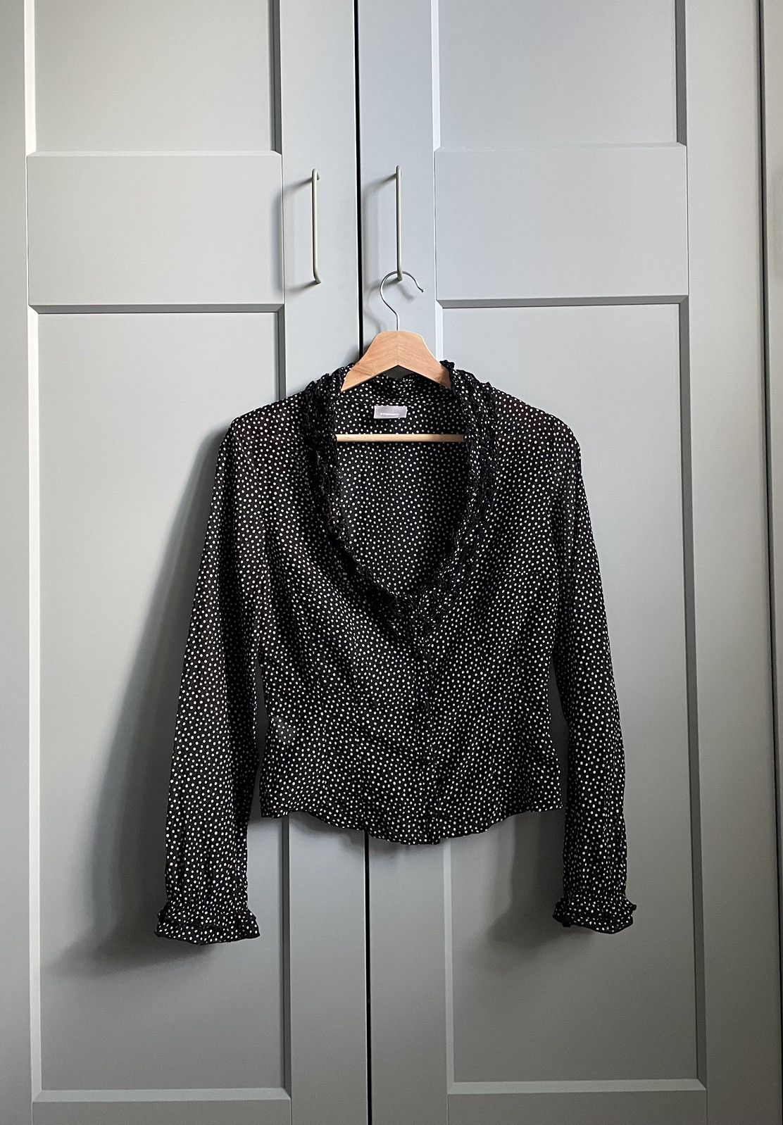 Vintage Vintage Stefanel Dot Print Top Size XS / US 0-2 / IT 36-38 - 2 Thumbnail