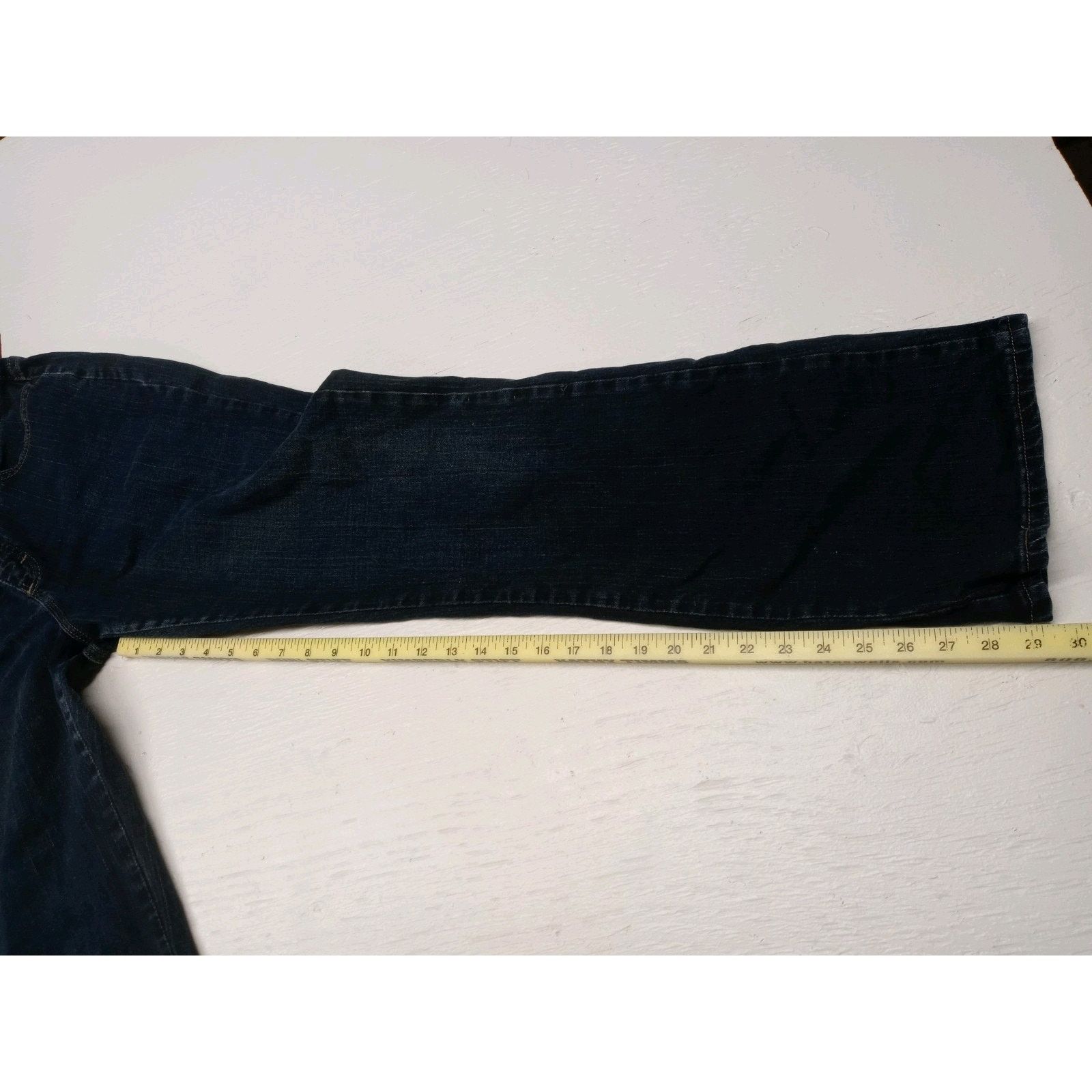 Lee Lee (12M)Women's Straight Boot Cut Blue Denim Jeans Size 34" / US 12 / IT 48 - 1 Thumbnail