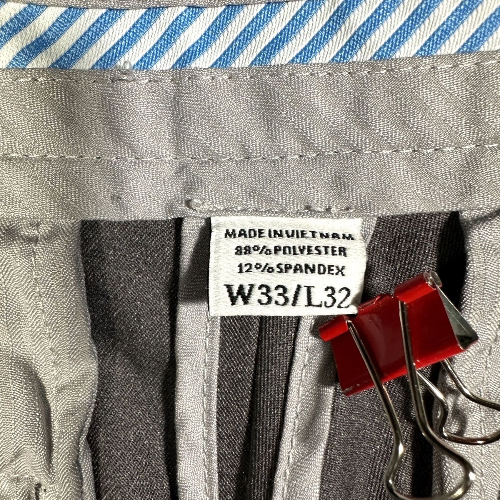 Footjoy FJ FootJoy Pants Mens 33 Gray Stretch Pockets Straight Leg Golf Size US 33 - 4 Thumbnail