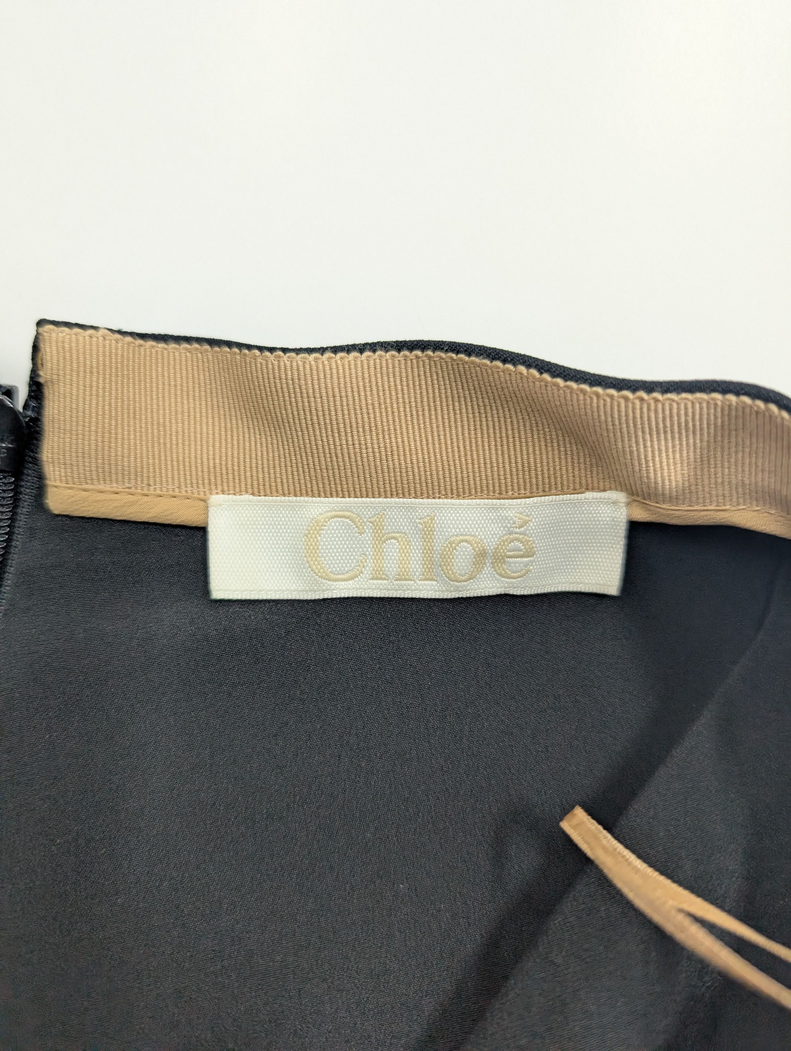 Chloe Black Silk Skirt With Ruffles End Size 27" / US 4 / IT 40 - 4 Thumbnail