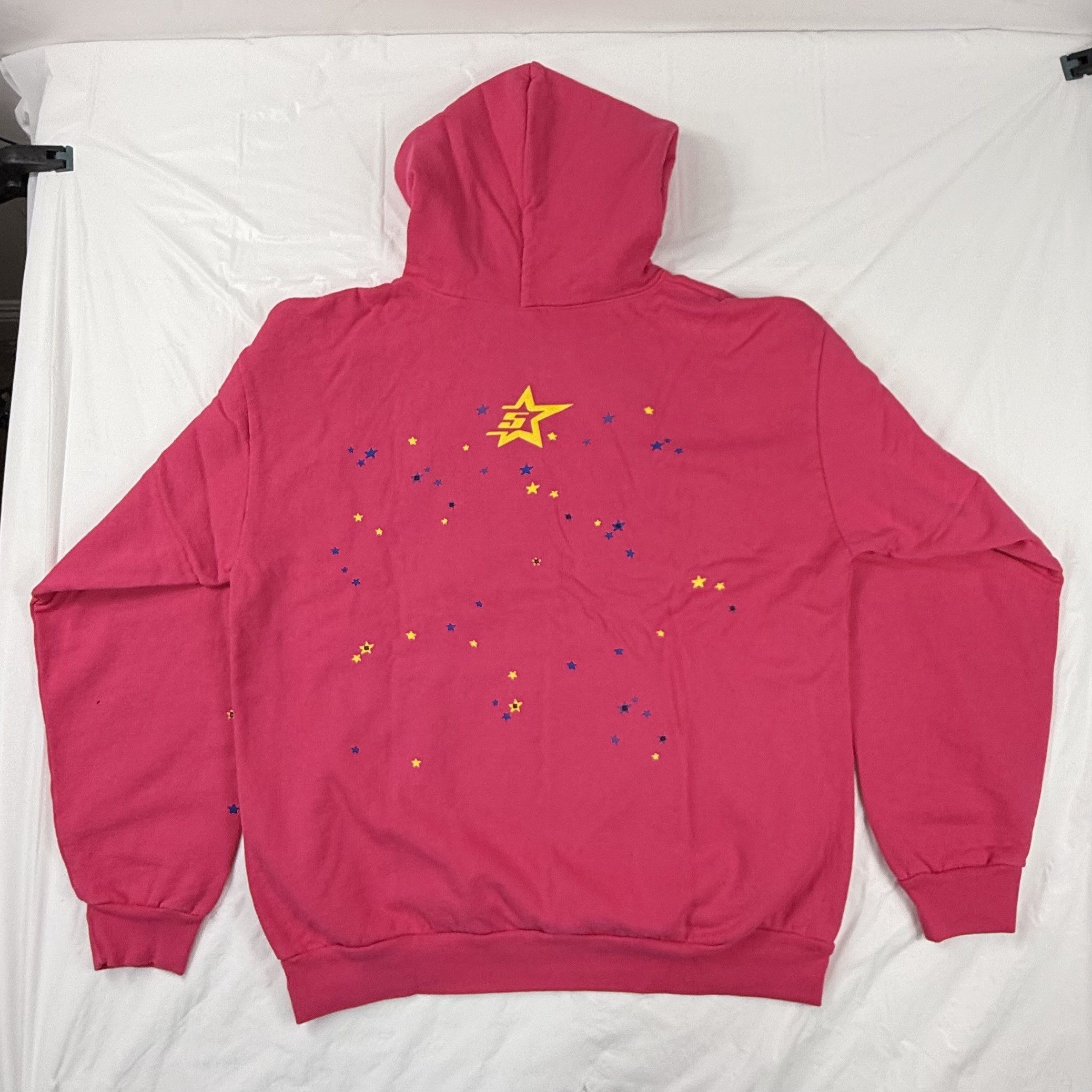 Sp5der Sp5der Worldwide Pink Punk Hoodie Young Thug Web XL Size US XL / EU 56 / 4 - 2 Thumbnail