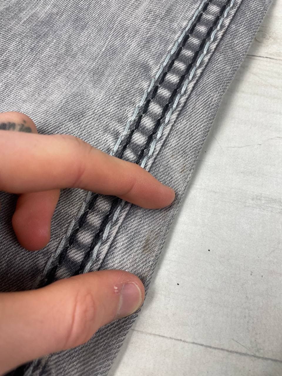 Japanese Brand Vintage True Religion Jackson Denim Jeans Y2K 90s Baggy Size US 34 / EU 50 - 5 Thumbnail
