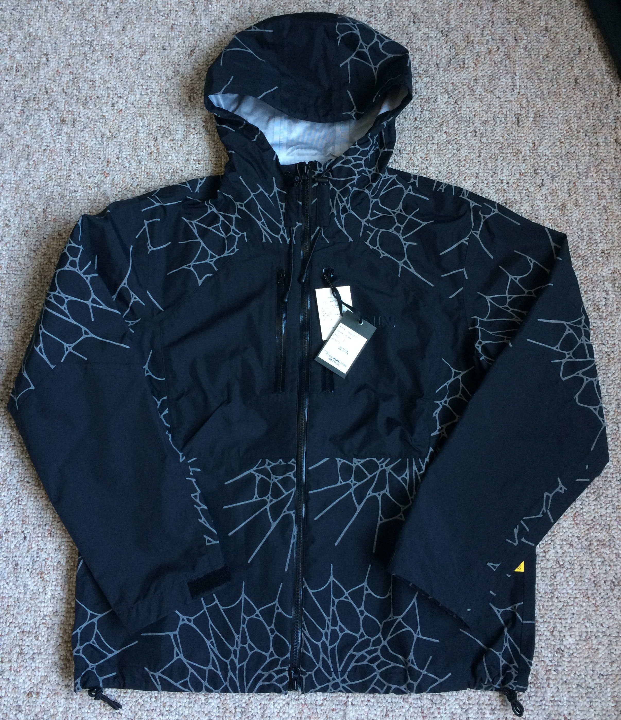 Number (N)ine NEW Number (N)ine Spider Web Snowboard Jacket Size US XL / EU 56 / 4 - 2 Thumbnail