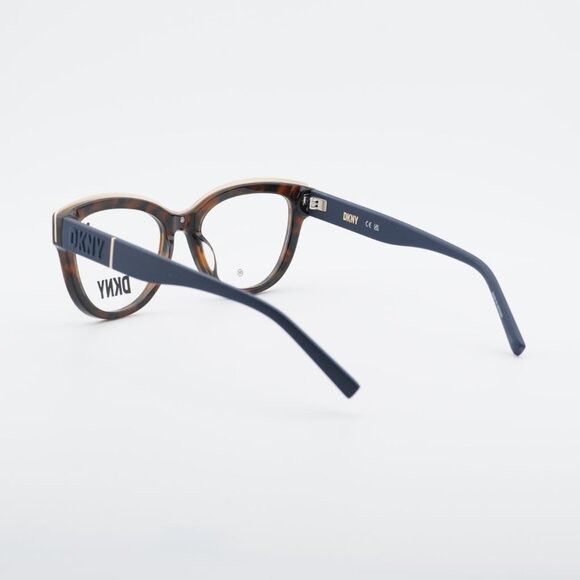 DKNY DKNY DK5064 228 Eyeglasses - Havana/Black 52mm Cat Eye Frame Size ONE SIZE - 3 Thumbnail