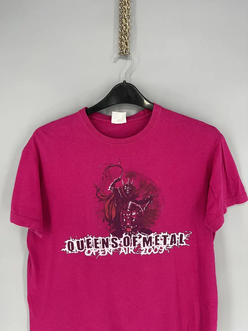 Band Tees × Vintage Vintage Y2K Queens Of Matal Open Air 2009 Band Rock Tee Size US L / EU 52-54 / 3 - 7 Thumbnail