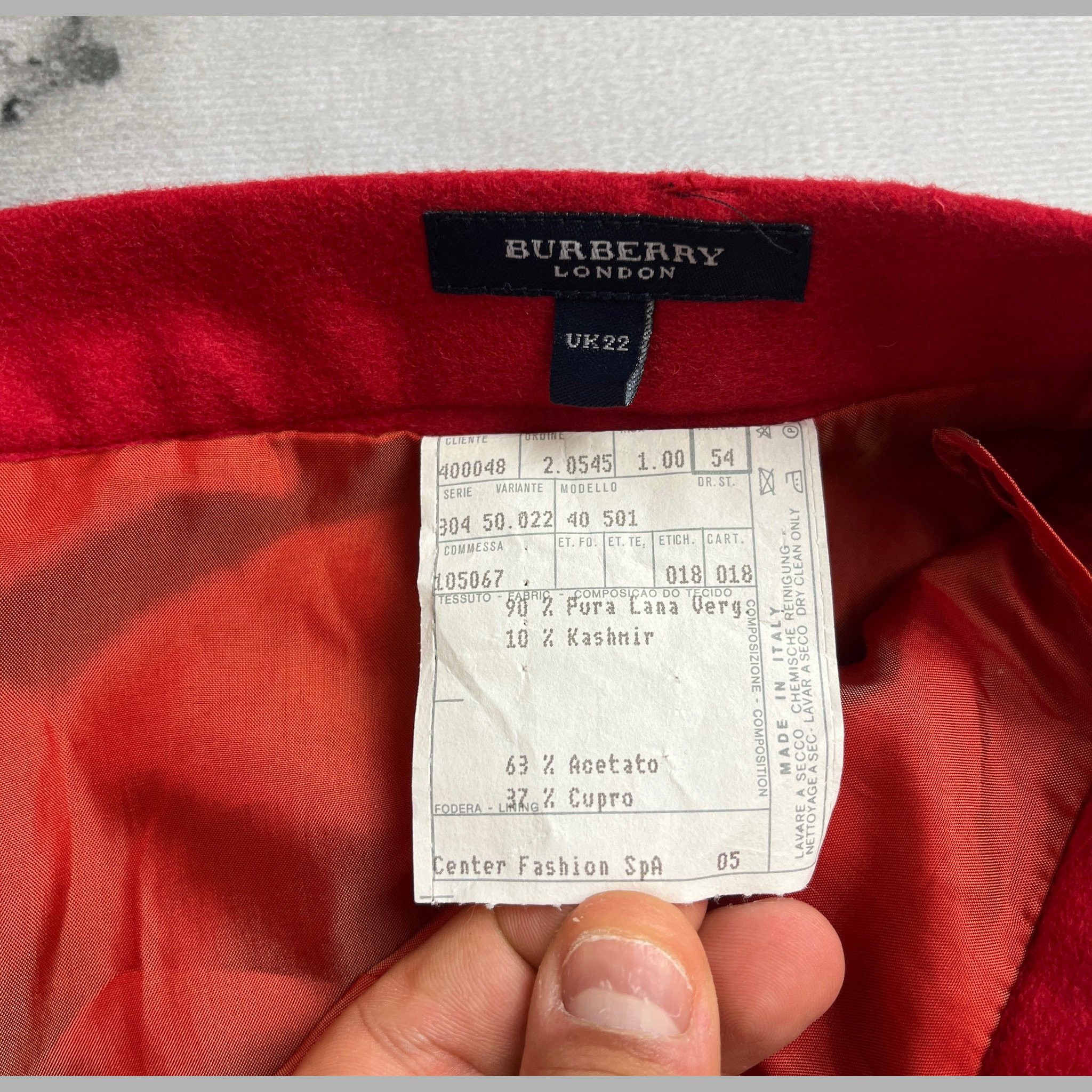 Burberry Gonna BURBERRY Lana – 54 IT Size 40" / US 18 - 4 Thumbnail