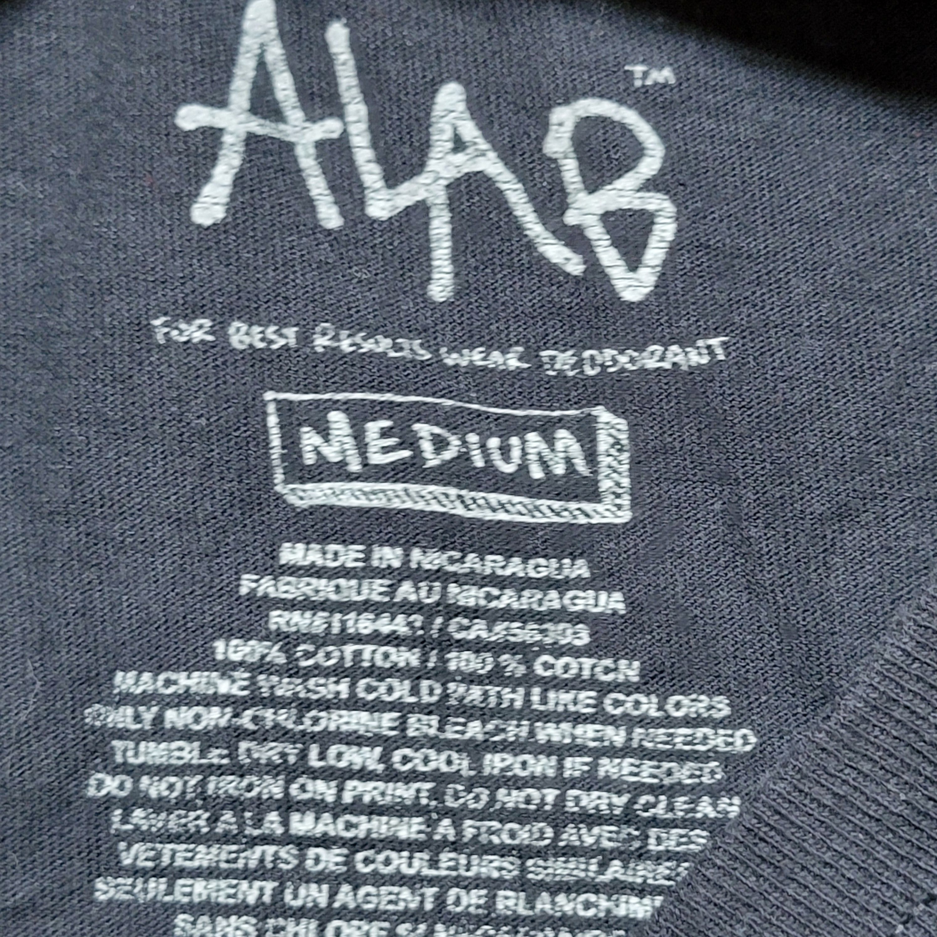 A.LAB Alab SS Black Unisex Tee "Expand Your Mind" - Size Medium Size US M / EU 48-50 / 2 - 5 Thumbnail