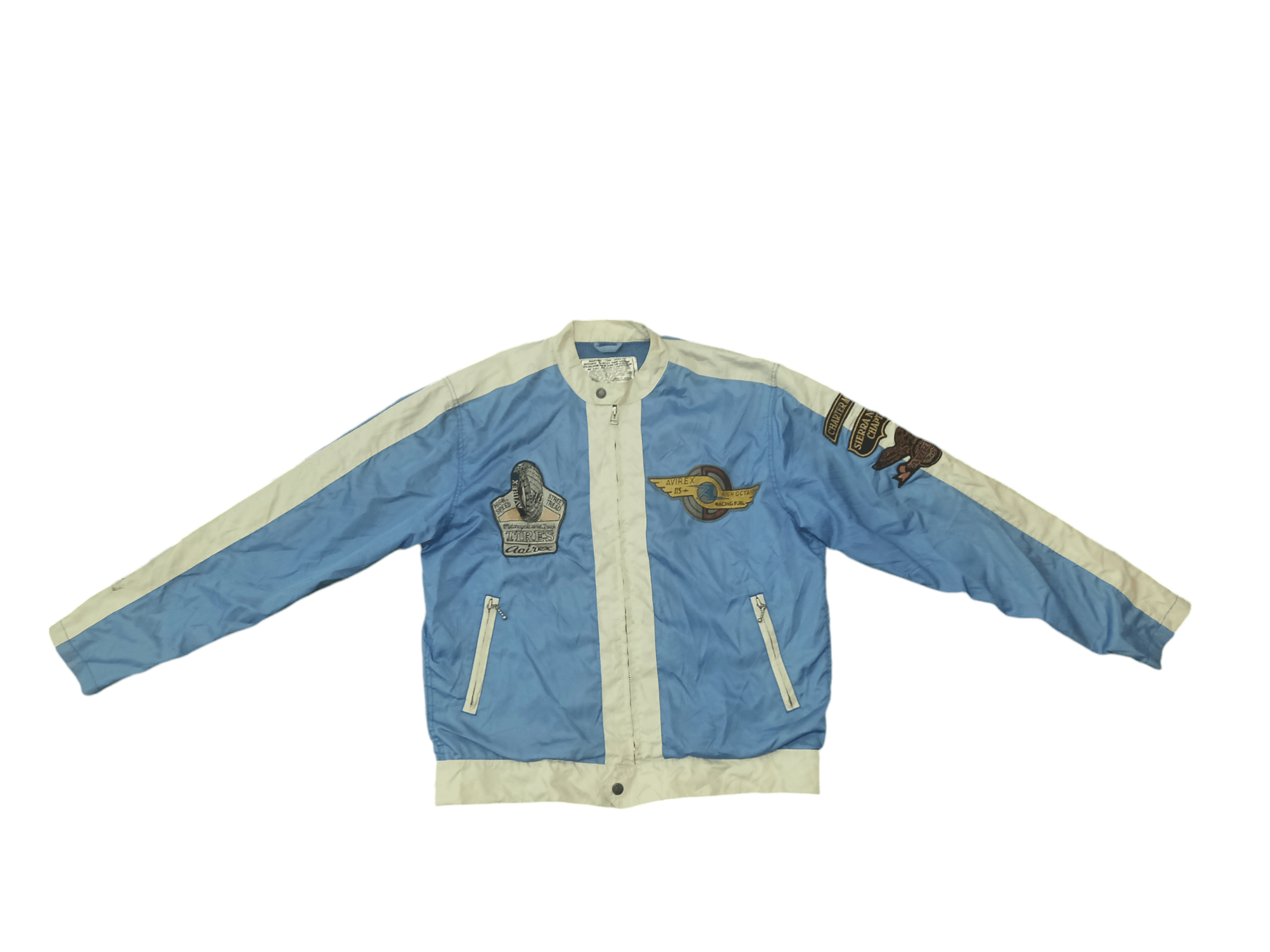 Avirex Rare Vtg Avirex USA polyester Jacket up Zipper Patches Size US M / EU 48-50 / 2 - 1 Thumbnail