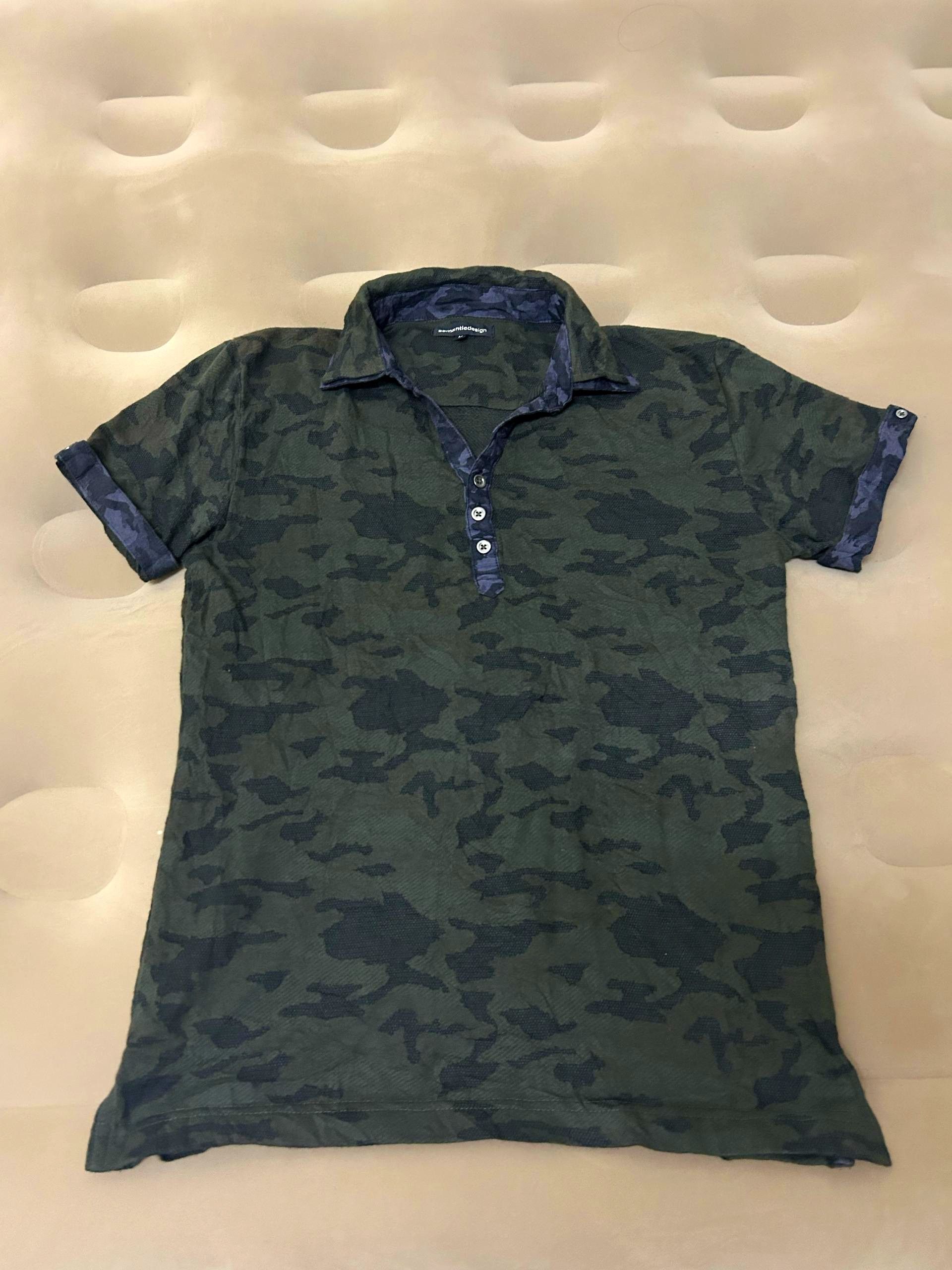 semanticdesign Semanticdesign Double Collar Camo Shirt Size US M / EU 48-50 / 2 - 2 Thumbnail