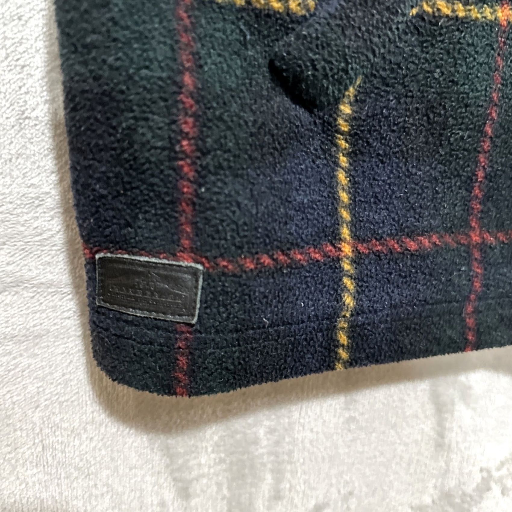 Ralph Lauren VINTAGE Ralph Lauren Hooded Vest Plaid Fleece Full Zip Pockets Women’s Size L Black Size L / US 10 / IT 46 - 4 Thumbnail
