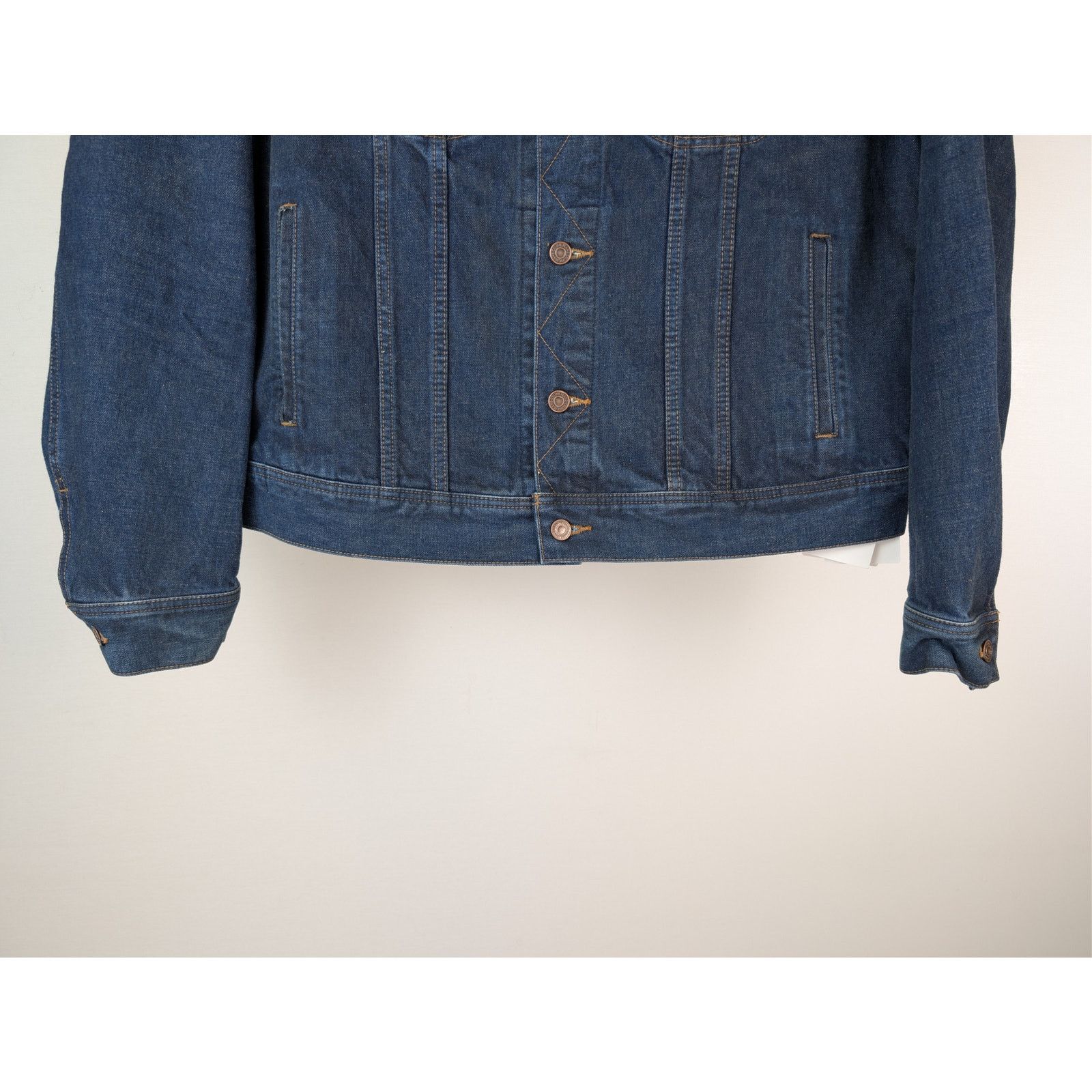 Celine o1rshd1 CELINE PARIS patch on the back Trucker Denim Jacket Size US L / EU 52-54 / 3 - 5 Thumbnail