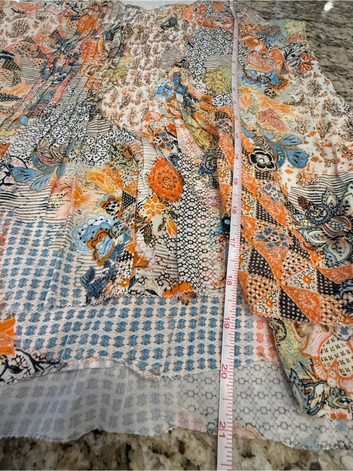 Sanctuary Sanctuary boho floral geometric patchwork tank top SZ SM Size S / US 4 / IT 40 - 9 Thumbnail