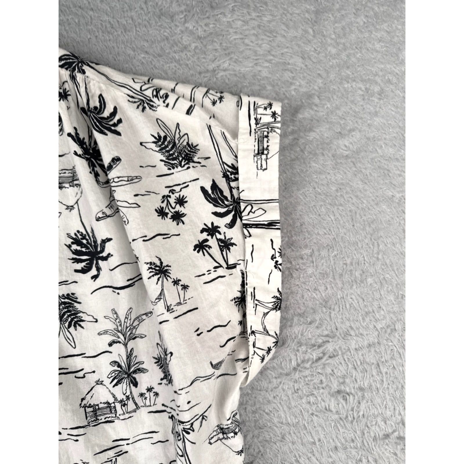 Vintage Vintage Ana A New Approach Hawaiian Shirt Women Large White Cotton Blend Floral 90s Size L / US 10 / IT 46 - 2 Thumbnail