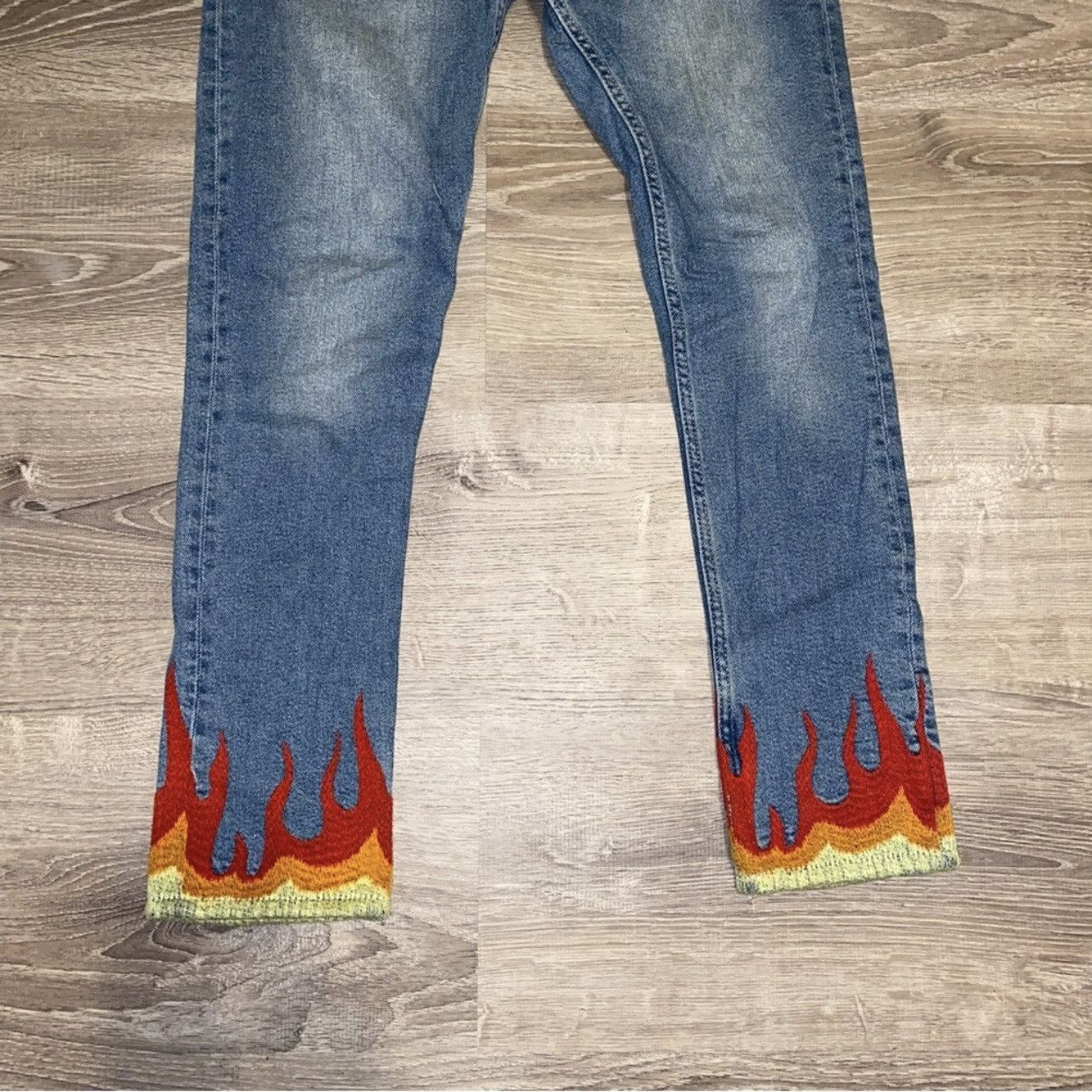 Asos ASOS Skinny Flame Jeans Size US 32 / EU 48 - 4 Thumbnail