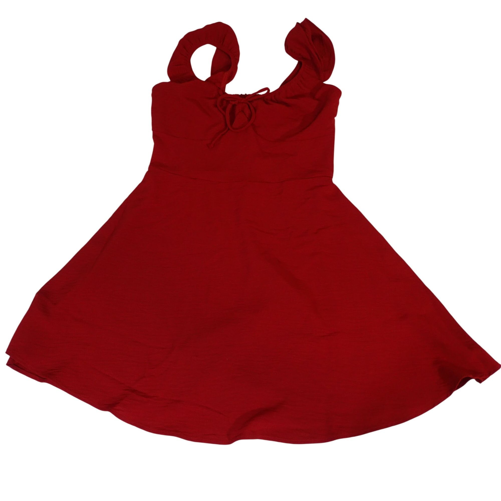 Other Nine Britton Holly Flutter Sleeve Dress Red Size XL Size XL / US 12-14 / IT 48-50 - 3 Thumbnail