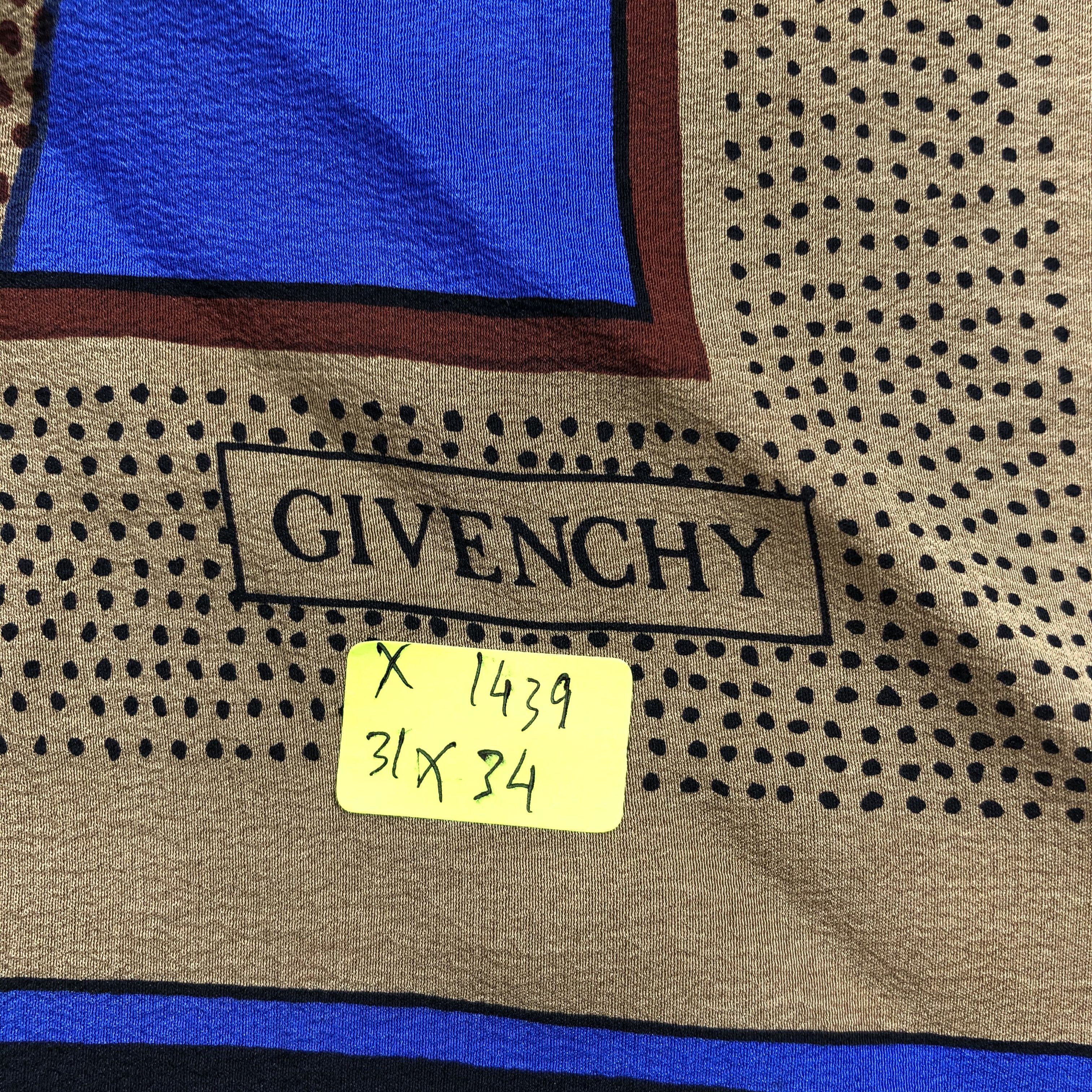 Vintage Vintage Givenchy Silk Scarf Size ONE SIZE - 7 Thumbnail