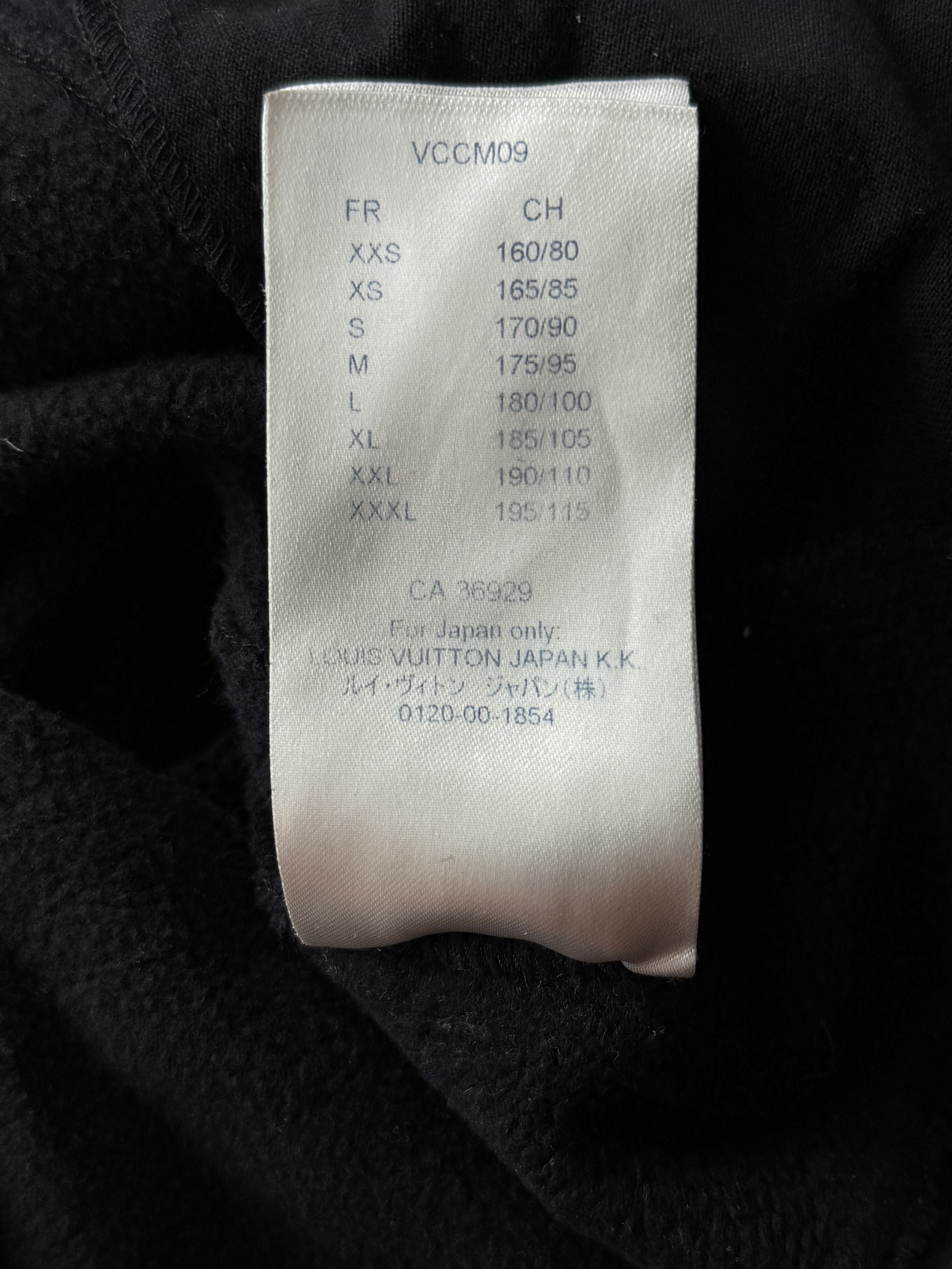 Louis Vuitton Louis Vuitton Black Circle Cut Monogram Hoodie Size US S / EU 44-46 / 1 - 6 Thumbnail