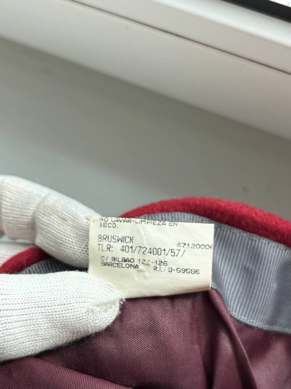 Burberry Burberry Men’s Red Vintage flat cap wool 90’s Size ONE SIZE - 10 Thumbnail