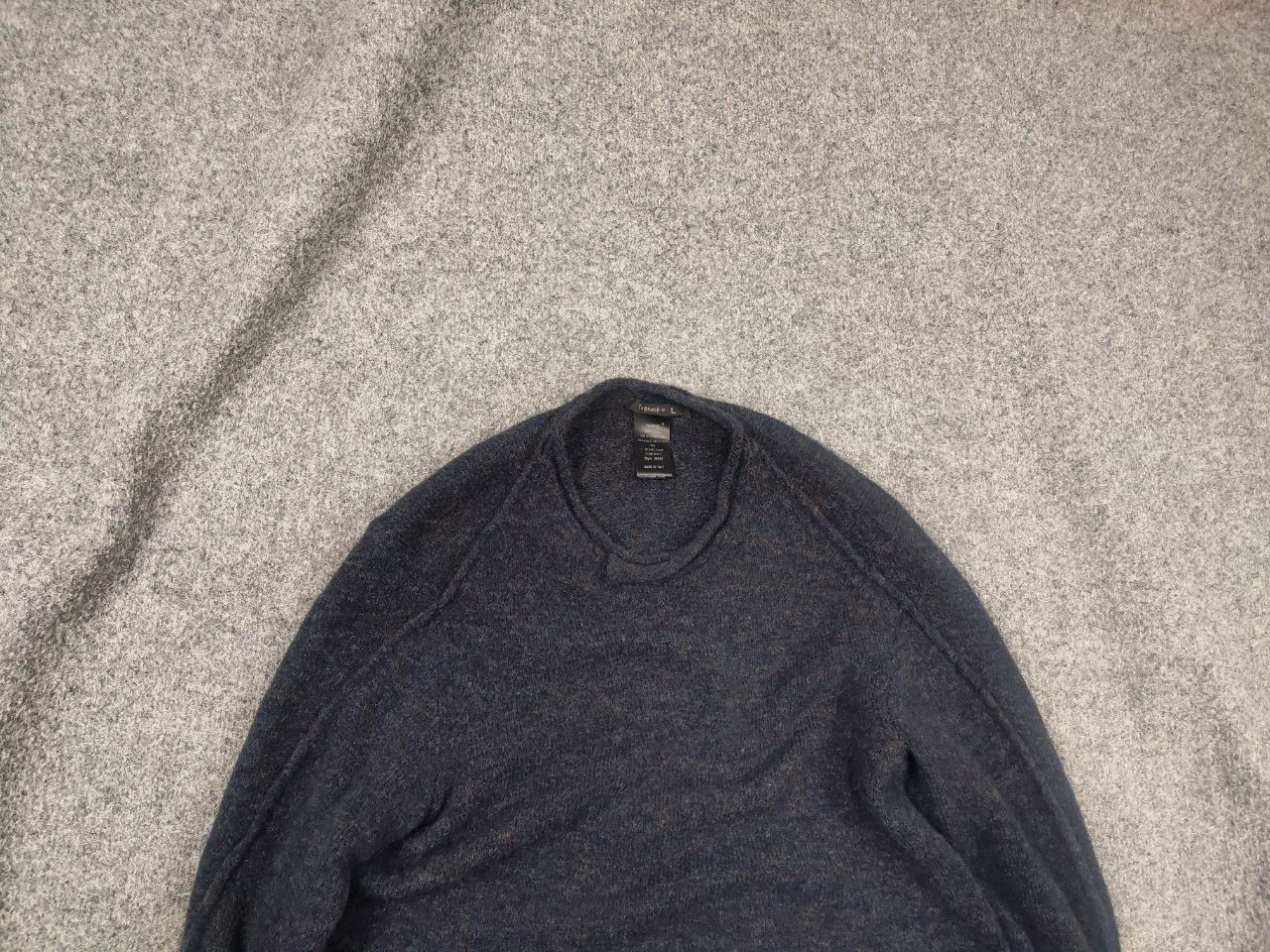 Transit Transit Design textured yarn sweater round neck Wool sweater Size US L / EU 52-54 / 3 - 2 Thumbnail