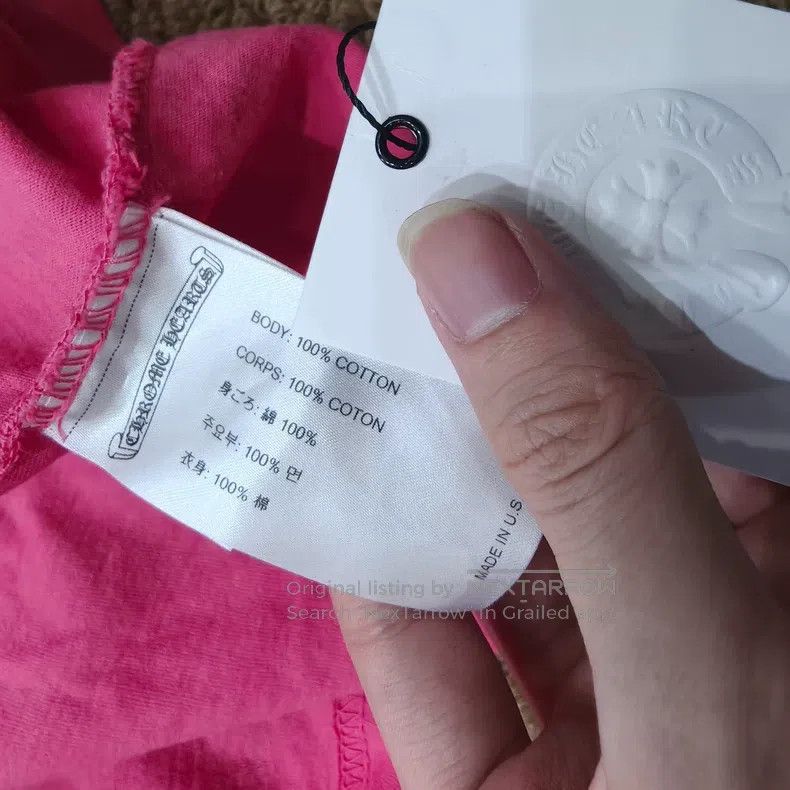 Chrome Hearts CHROME HEARTS Size L Pink long sleeves Size US L / EU 52-54 / 3 - 4 Thumbnail