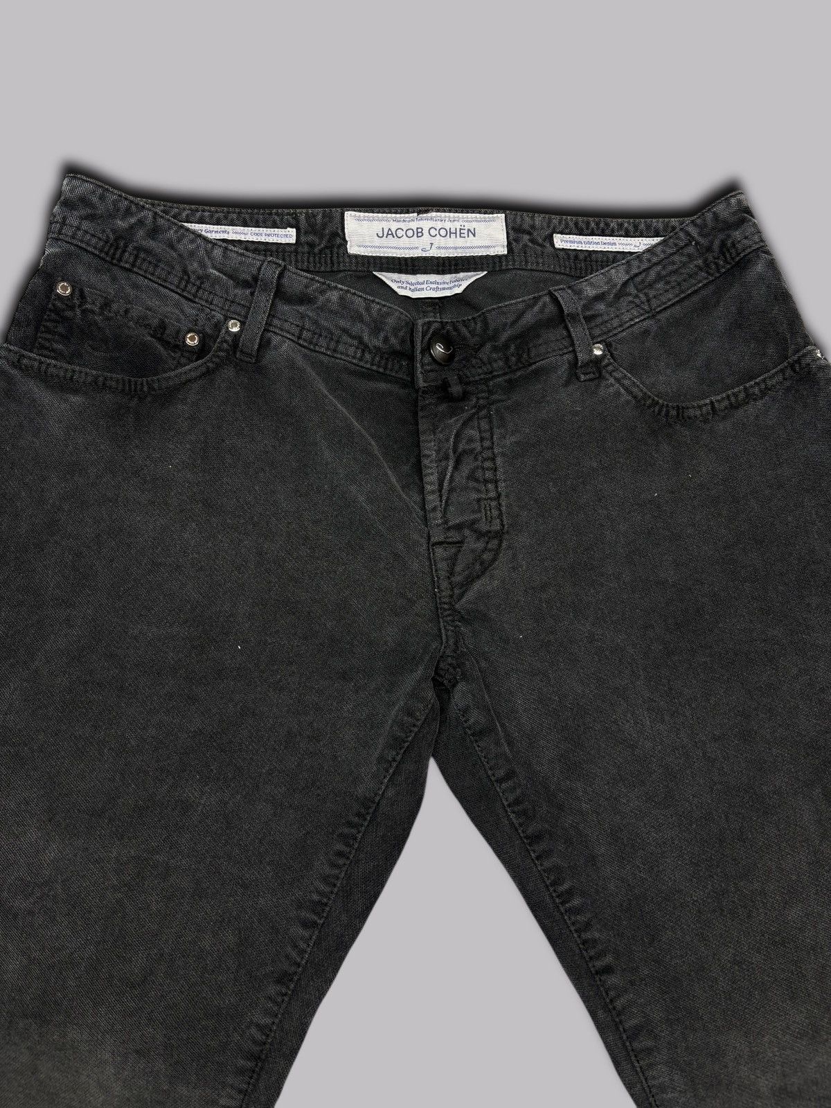 Jacob Cohen Jacob Cohen 622 Style Italian Designer Pants Like Velour Size US 35 - 14 Thumbnail