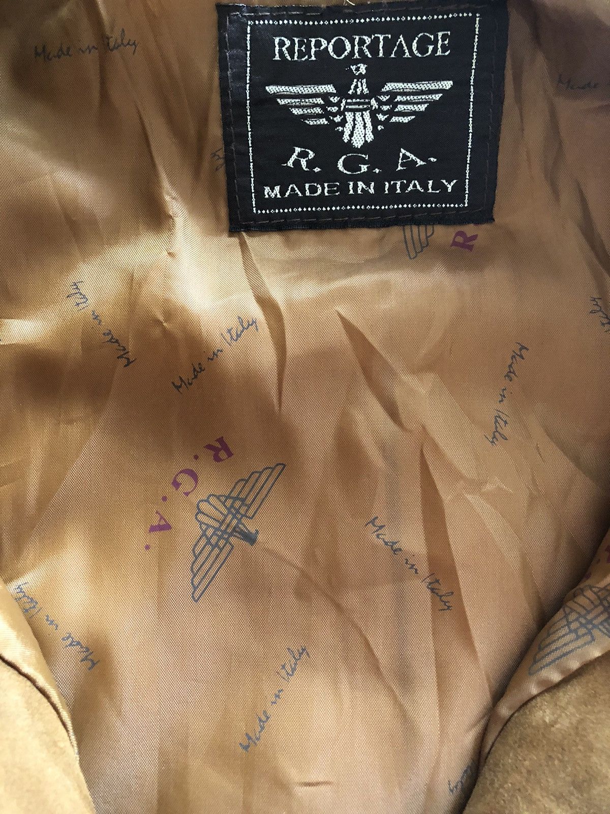 Vintage REPORTAGE RGA VINTAGE QUALITY LEATHER JACKET Size US L / EU 52-54 / 3 - 3 Thumbnail