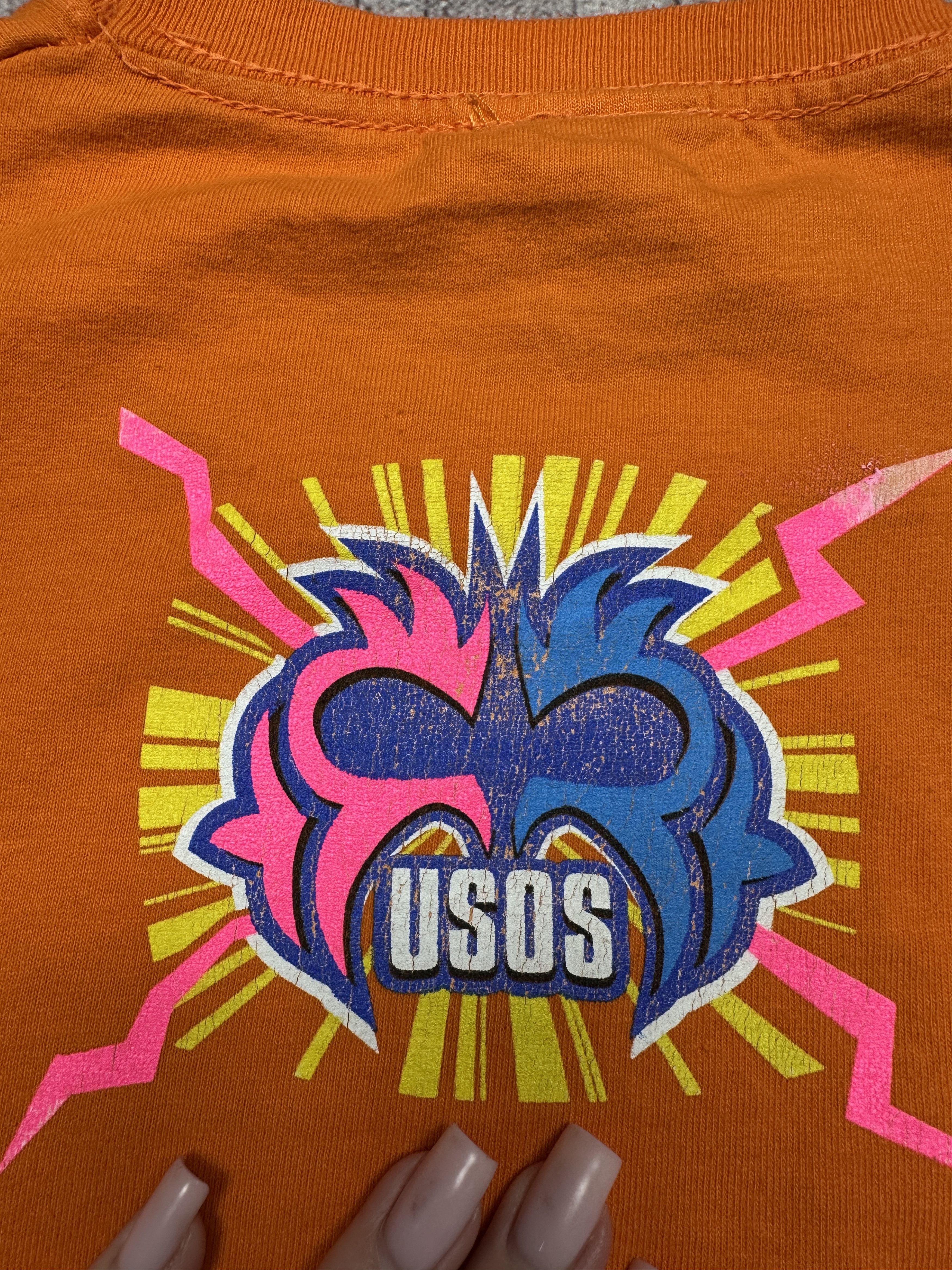 WWE WWE WWF Wrestling 2014 USO CRAZY Mens T-Shirt Size US S / EU 44-46 / 1 - 6 Thumbnail