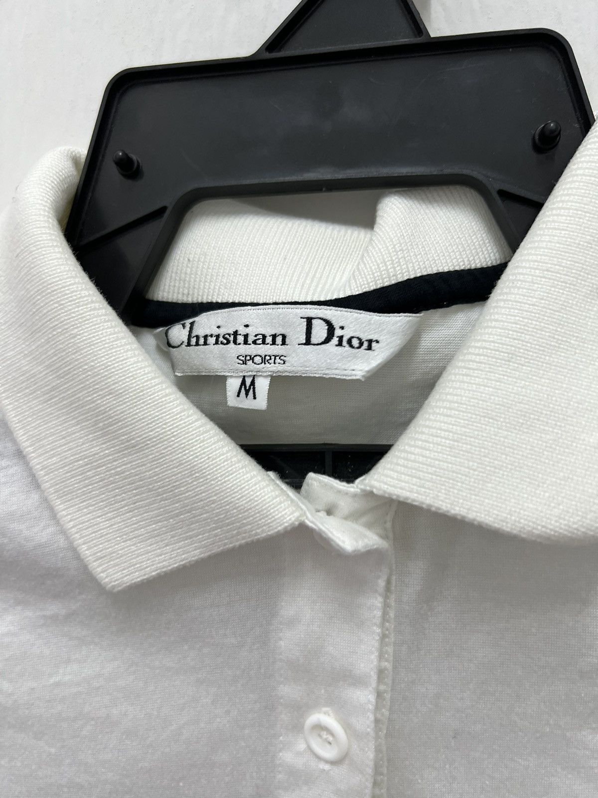 Dior Christian Dior Spell Out Polo Shirt Size US M / EU 48-50 / 2 - 4 Thumbnail