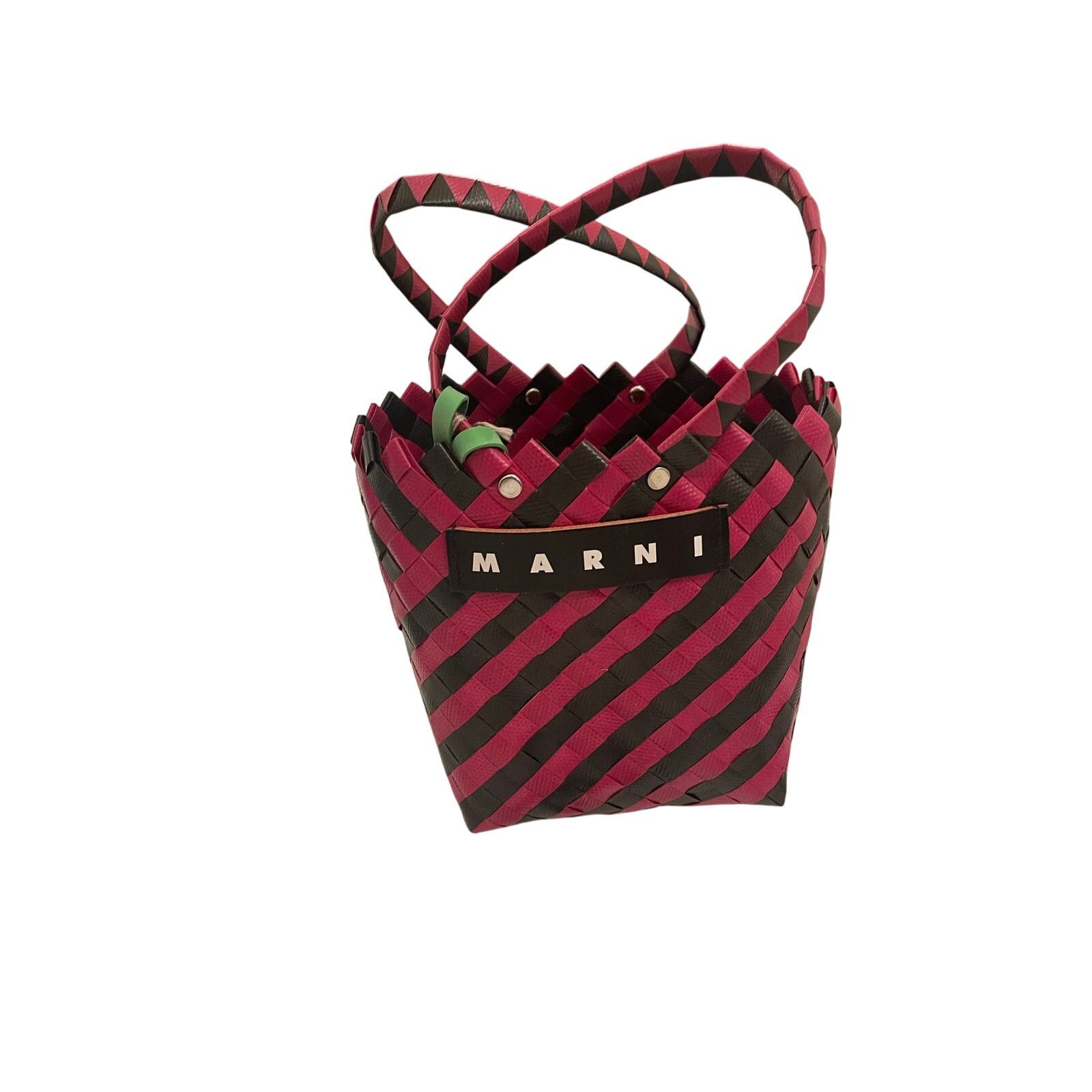Marni Marni Market, Taha Bag with Woven Handle, NWT Size ONE SIZE - 1 Thumbnail