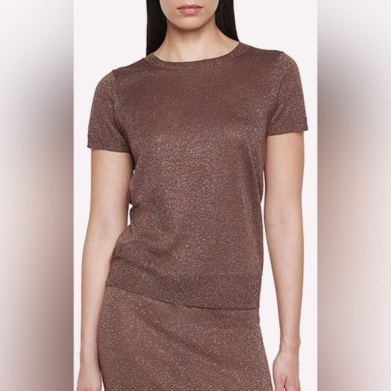 Enza Costa NEW Enza Costa $225 Shimmering Brown Women's Top Size S Size S / US 4 / IT 40 - 4 Thumbnail