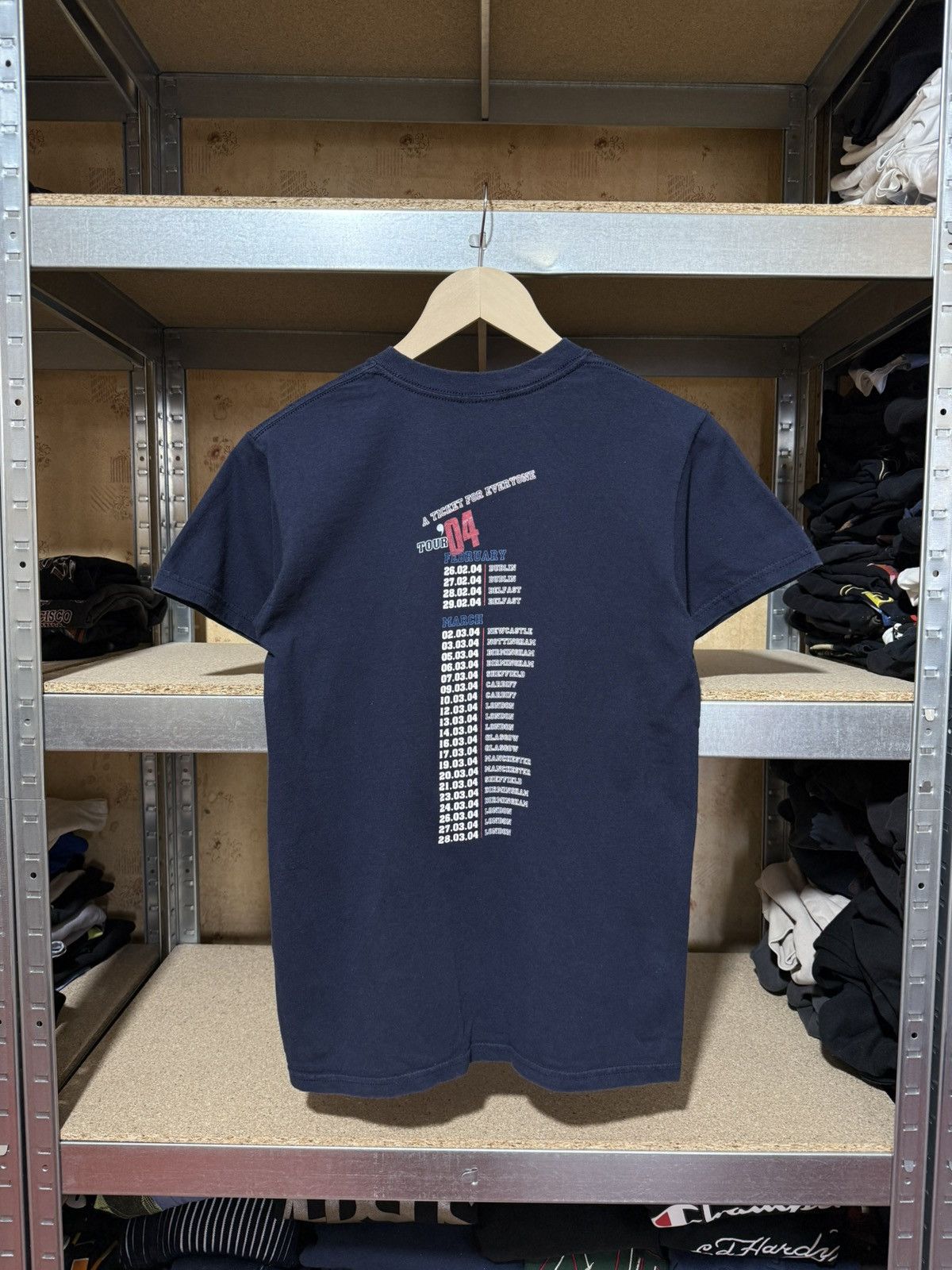 Band Tees × Vintage Vintage Busted A Ticket For Everyone Tour 2004 Rock T-Shirt Size US S / EU 44-46 / 1 - 2 Thumbnail
