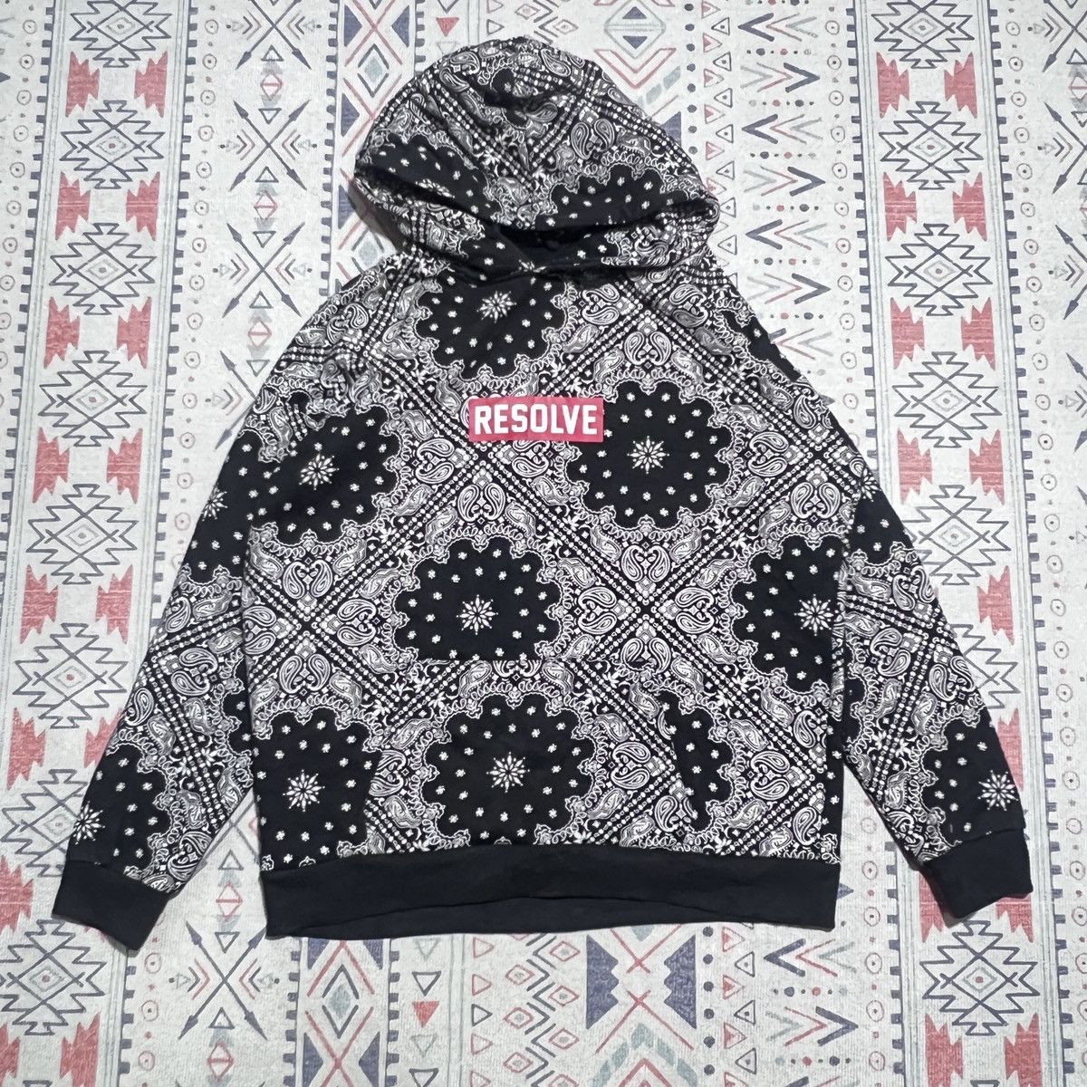Designer Paisley Hoodie Size US M / EU 48-50 / 2 - 1 Thumbnail