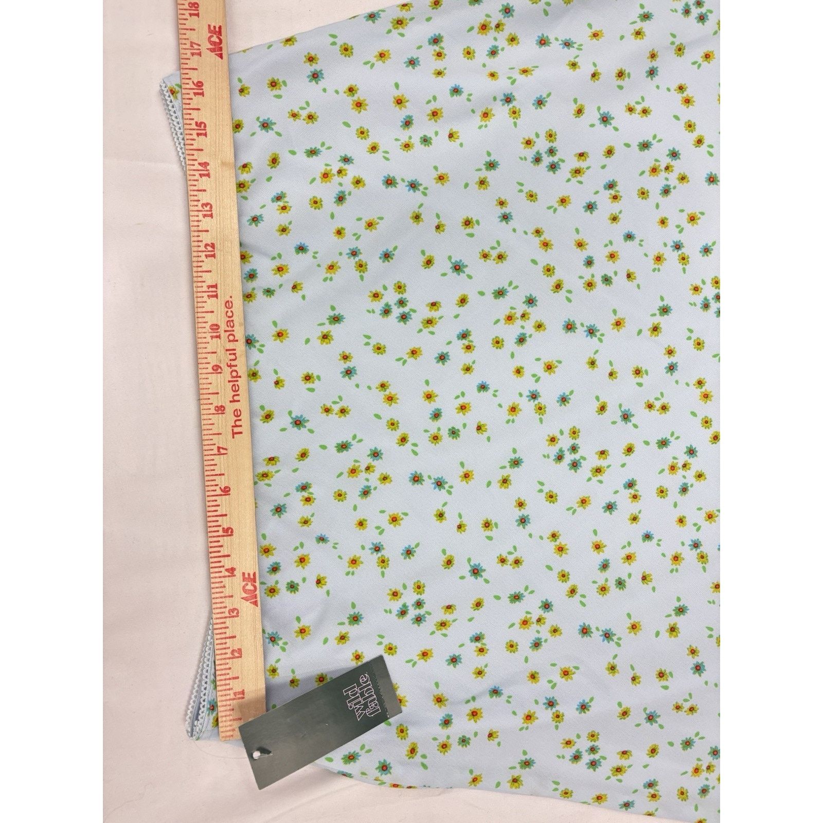 Target Basics NWT Wild Fable A Line Mini Skirt Light Aqua Blue Floral Sz L Size 32" / US 10 / IT 46 - 5 Thumbnail