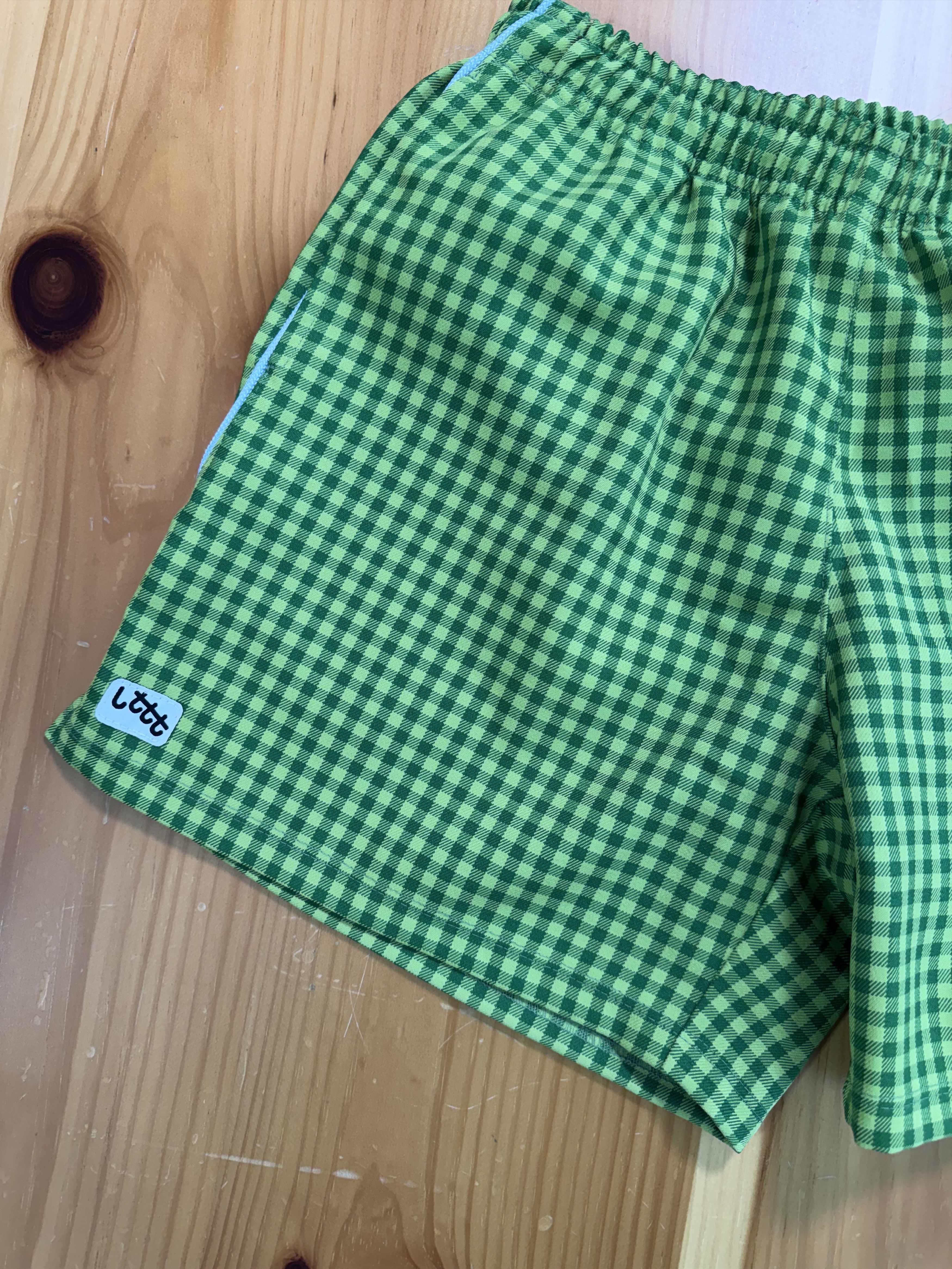 Japanese Brand Little Tokyo LTTT Plaid Checkered Table Tennis Shorts Size US 32 / EU 48 - 2 Thumbnail