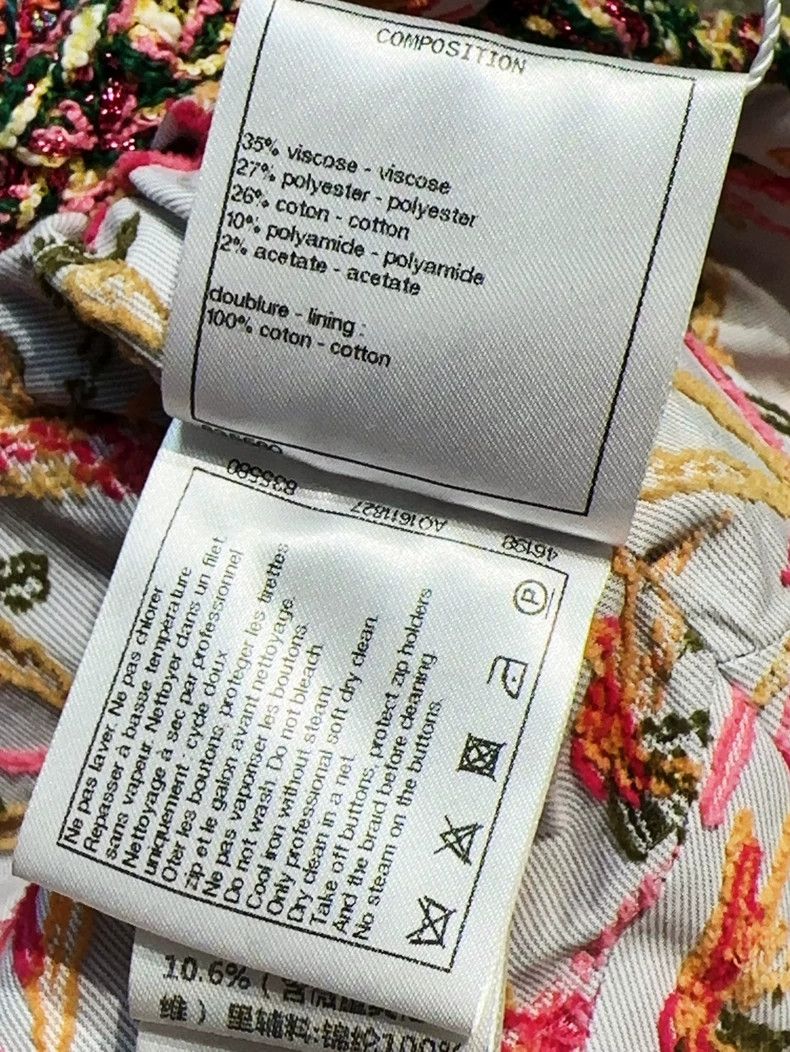 Chanel Chanel 19P pink mixed color pearl buckle tweed braided lon Size XS / US 0-2 / IT 36-38 - 6 Thumbnail