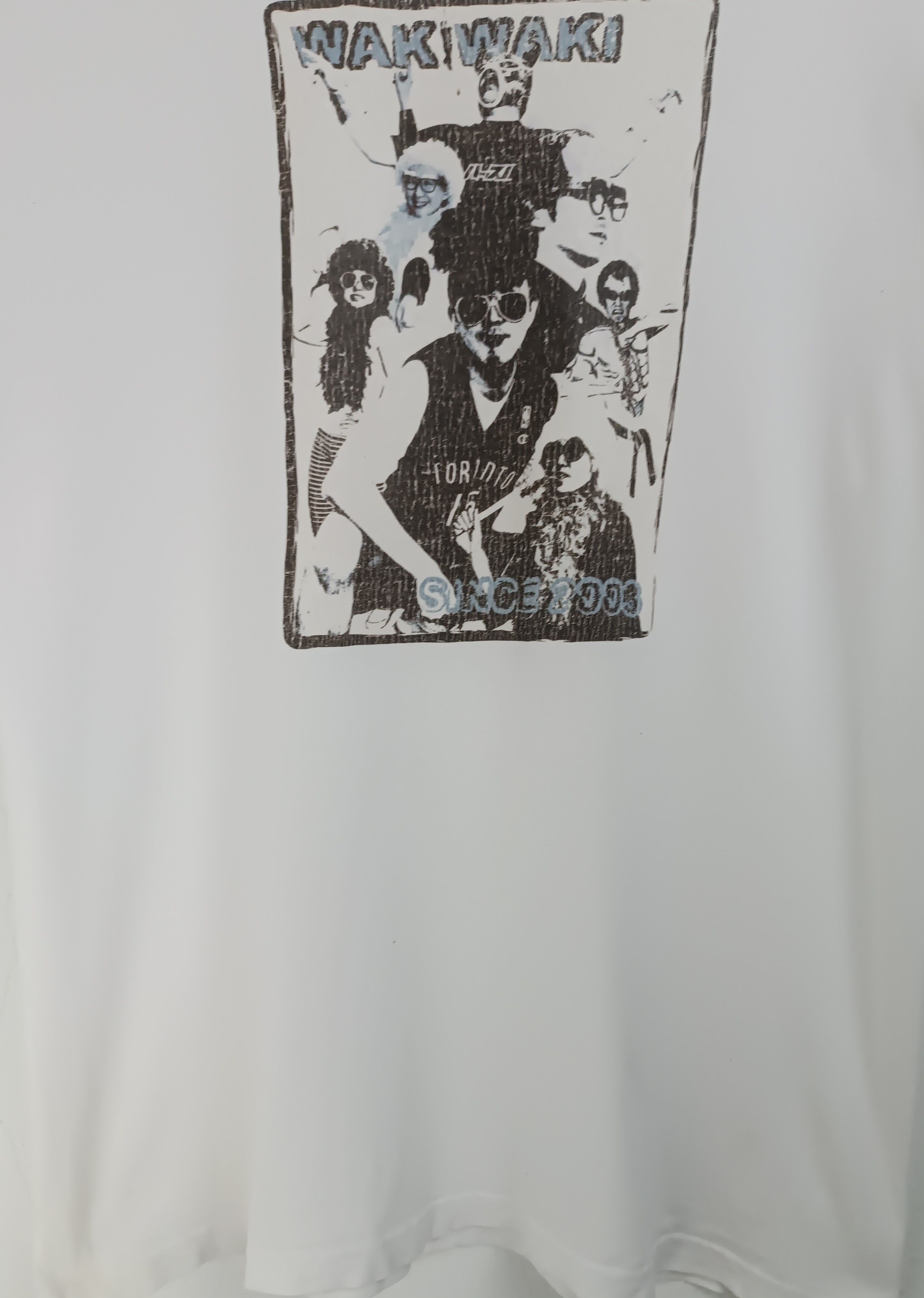 Band Tees VINTAGE WAKI WAKI SINCE 2003 JAPAN TEE VERY RARE Size US L / EU 52-54 / 3 - 6 Thumbnail