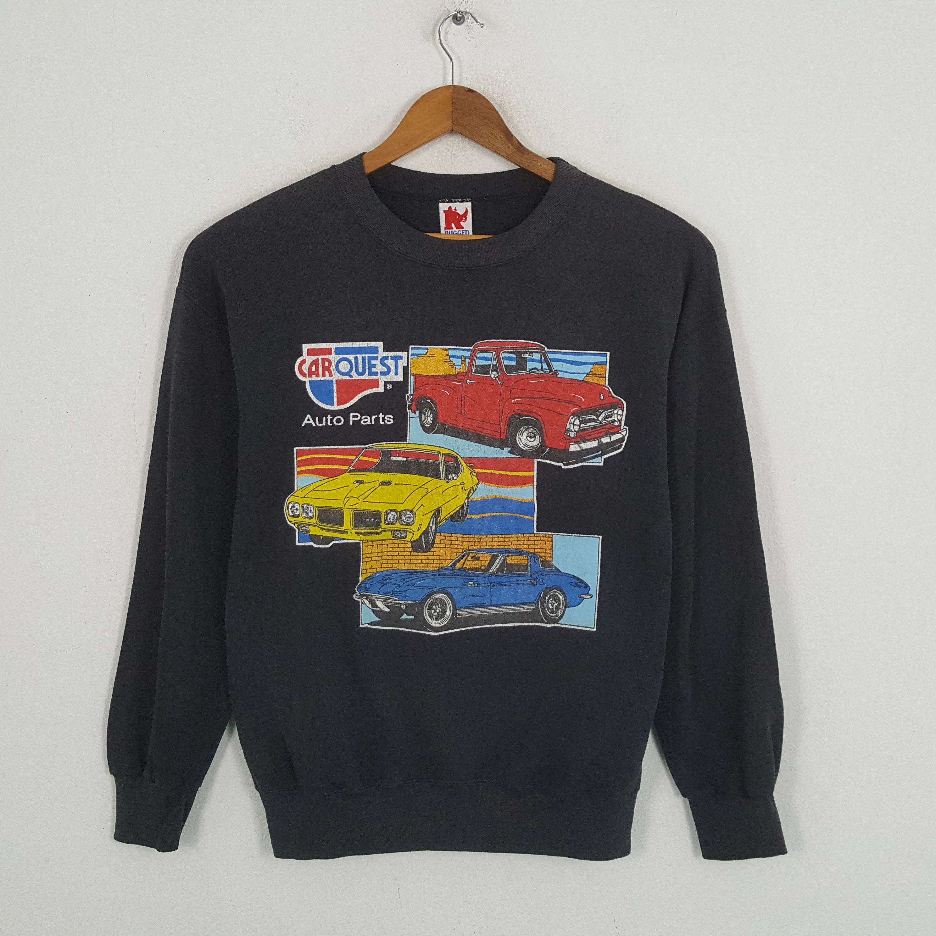 Vintage CAR QUEST American Motorsports Sweatshirt