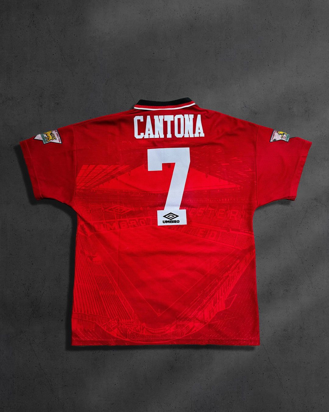 Umbro × Vintage 1995/96 CANTONA #7 Manchester United Vintage soccer jersey Size US XL / EU 56 / 4 - 2 Thumbnail