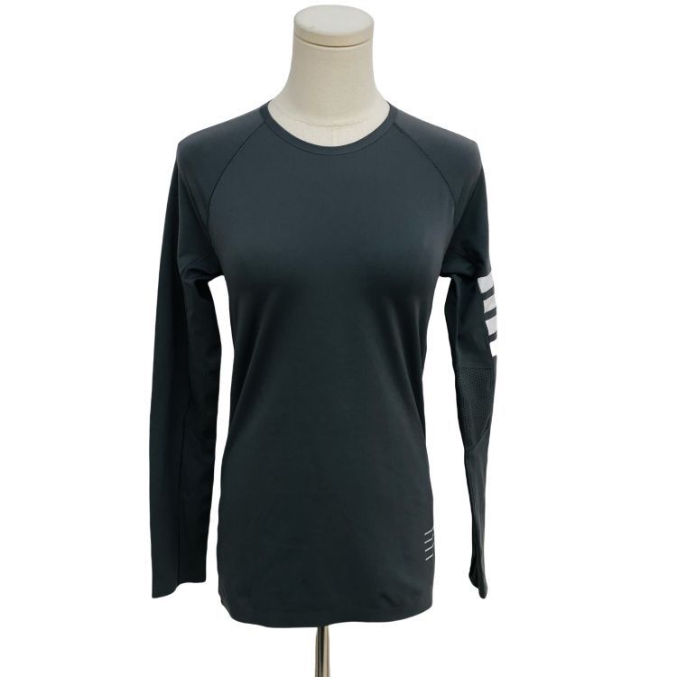 Thom Browne Thom Browne 4-Bar Long Sleeve T-Shirt Size S Size US S / EU 44-46 / 1 - 1 Thumbnail