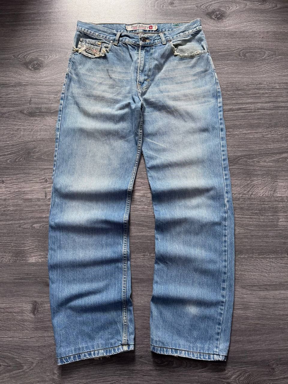Diesel Vintage 2000's Diesel Distressed Jeans Dragon Embroidery Size US 32 / EU 48 - 1 Thumbnail