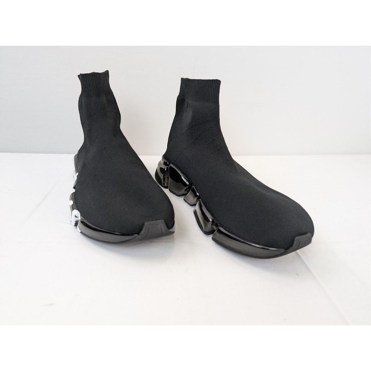 Balenciaga o1rshd1 Recycled Speed 2.0 Sneakers in Black/White Size US 12 / EU 45 - 5 Thumbnail