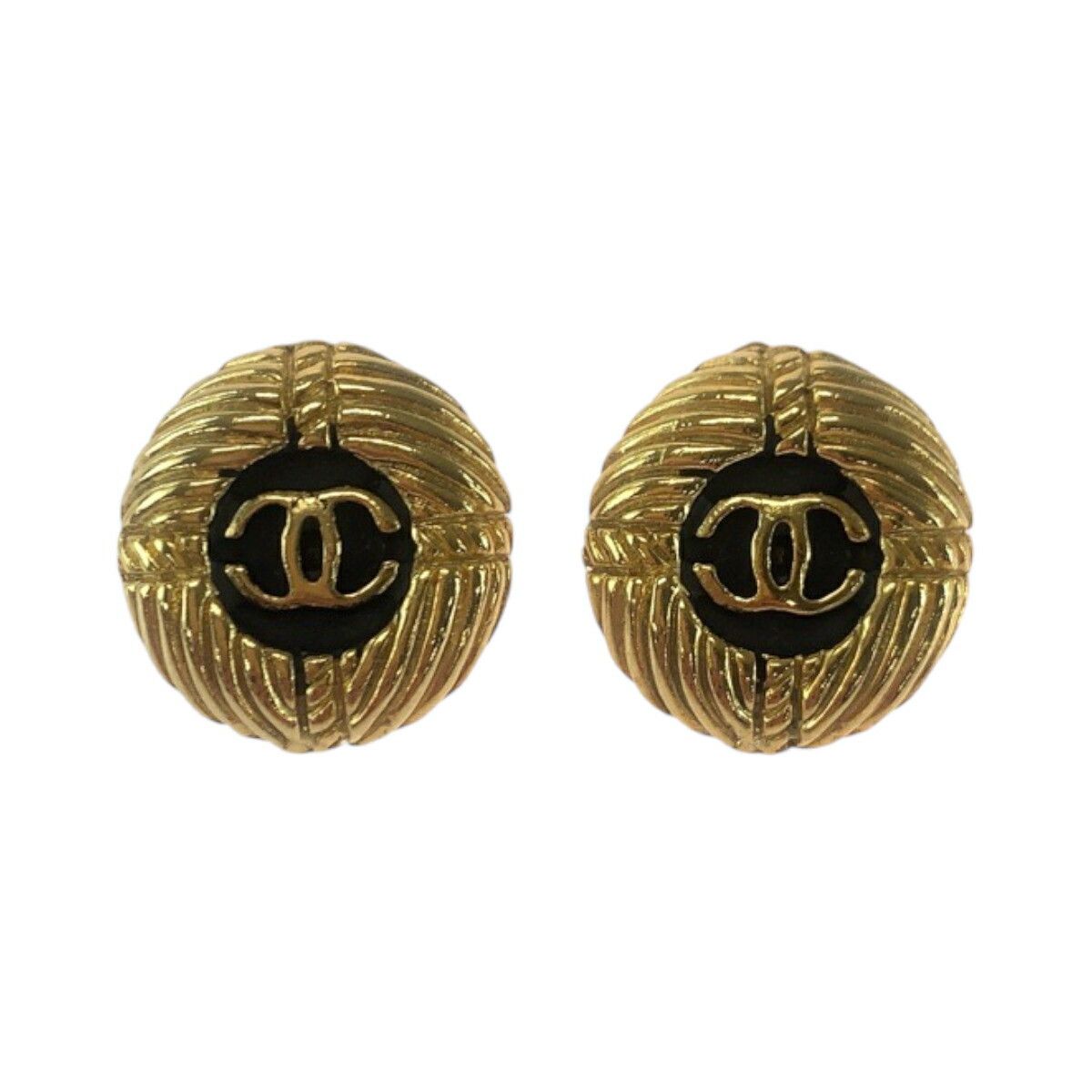 Chanel Chanel Chanel Coco Mark Earrings Metal Earrings Size ONE SIZE - 1 Thumbnail