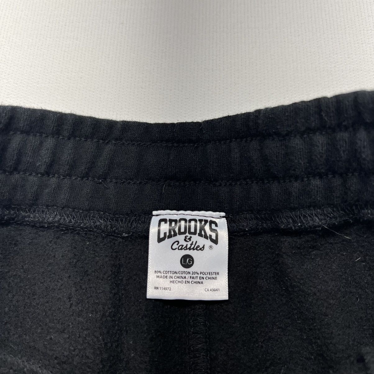 Crooks & Castles Crooks And Castles Sweatpants Black Jogger Logo Chains Y2K Size US 34 / EU 50 - 11 Thumbnail