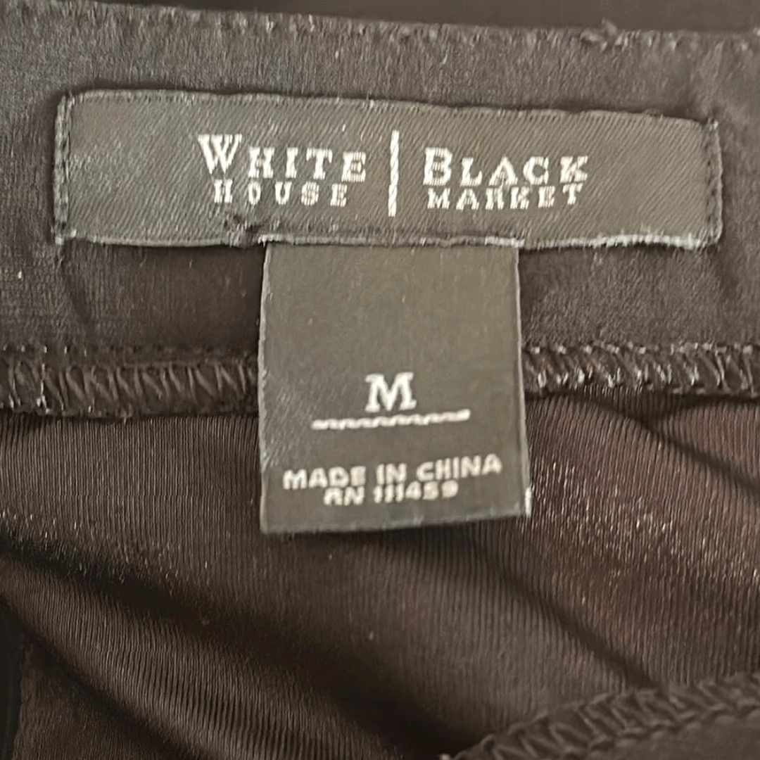 White House Black Market White House Black Market Black dress 3/4 Length sleeve size Medium Size M / US 6-8 / IT 42-44 - 5 Thumbnail