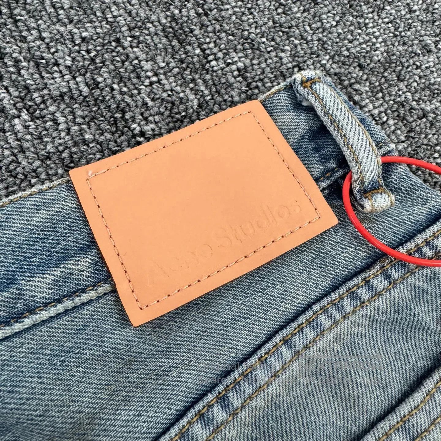 Acne Studios Acne Studios size s Dyeing; aging effect; damage; wide-leg Size US 28 / EU 44 - 4 Thumbnail