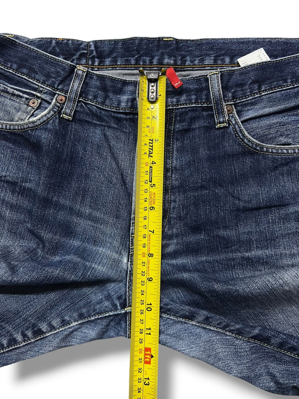 Uniqlo Vintage Uniqlo UJ S002 Japan - Faded Wash, Distressed Denim Size US 34 / EU 50 - 16 Thumbnail