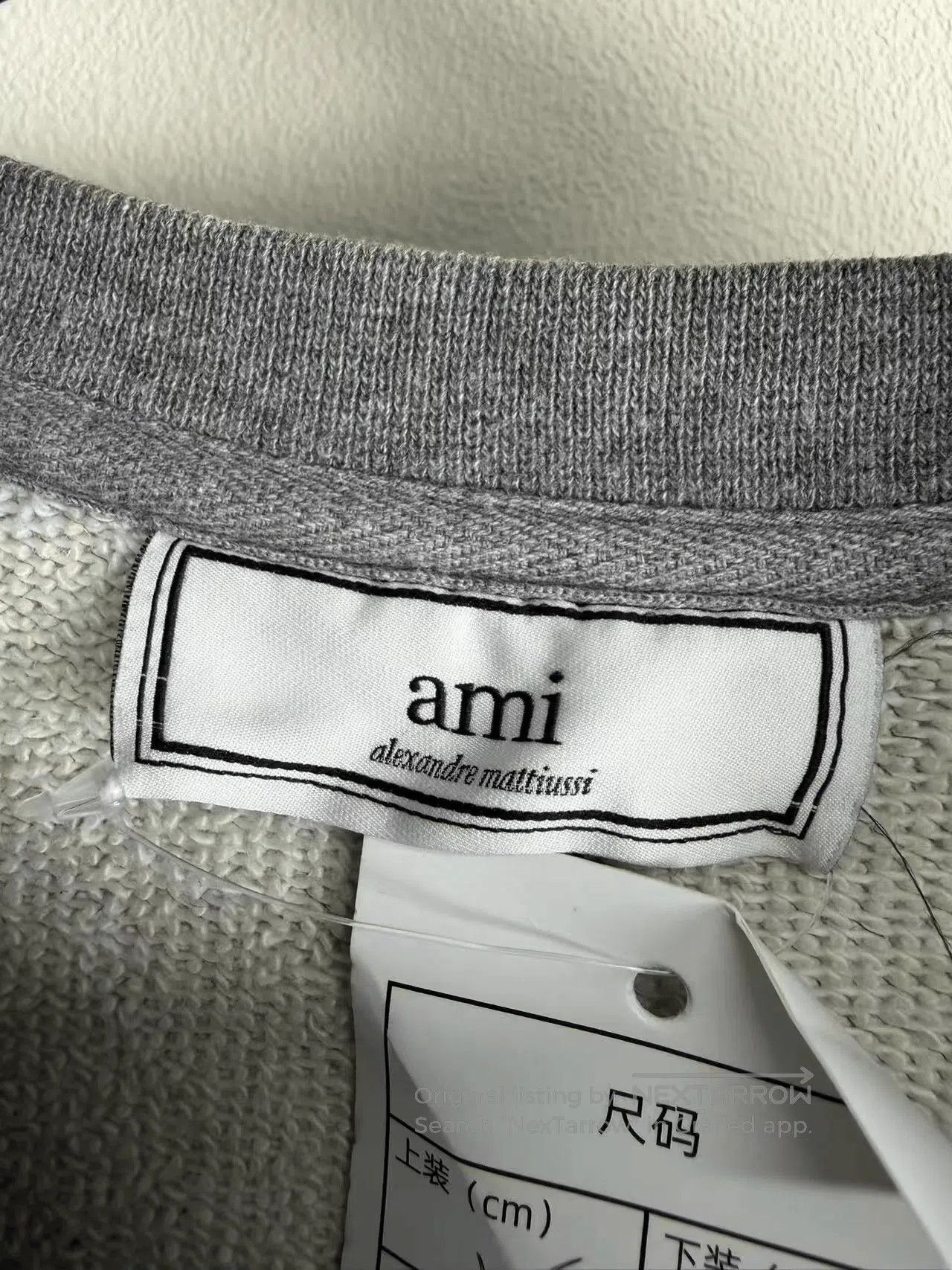 AMI Ami Cupid's Arrow Heart Embroidery Sweatshirt. Size M / US 6-8 / IT 42-44 - 5 Thumbnail