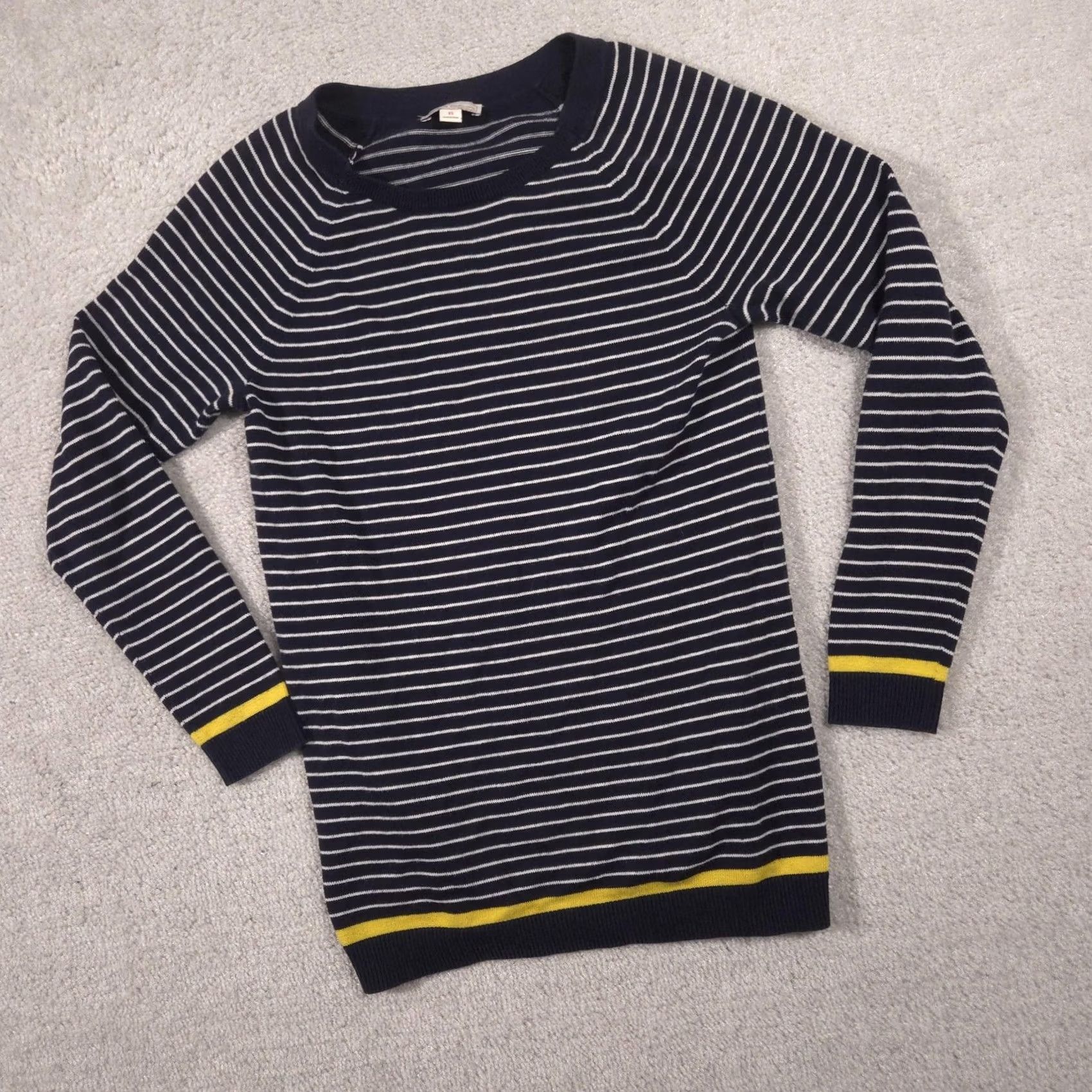 Vintage VINTAGE GapMaternity Sweater Womens XS Blue Stripe Crew Neck Knit Maternity Pullover Size XS / US 0-2 / IT 36-38 - 3 Thumbnail